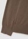 Regular-fit brown cotton blend polo shirt_6