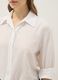 White cropped viscose-blend shirt with knot, regular fit_3