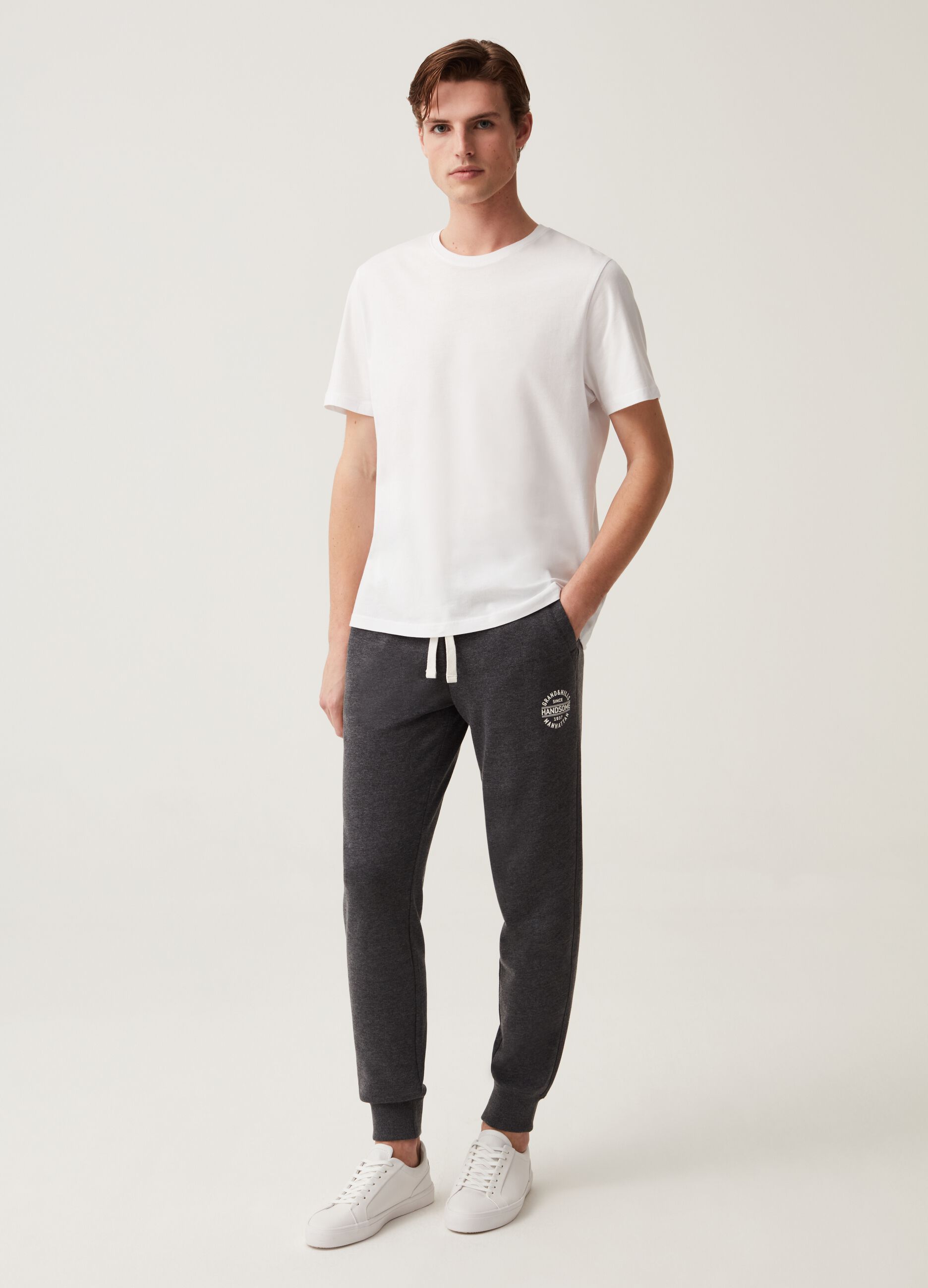 Ovs Joggers con stampa logo Grand & Hills