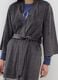 Grey stretch chenille robe_3