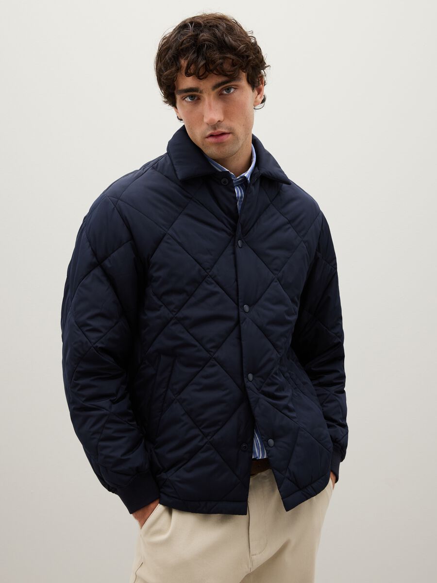 Blue Jacket Regular Fit_0