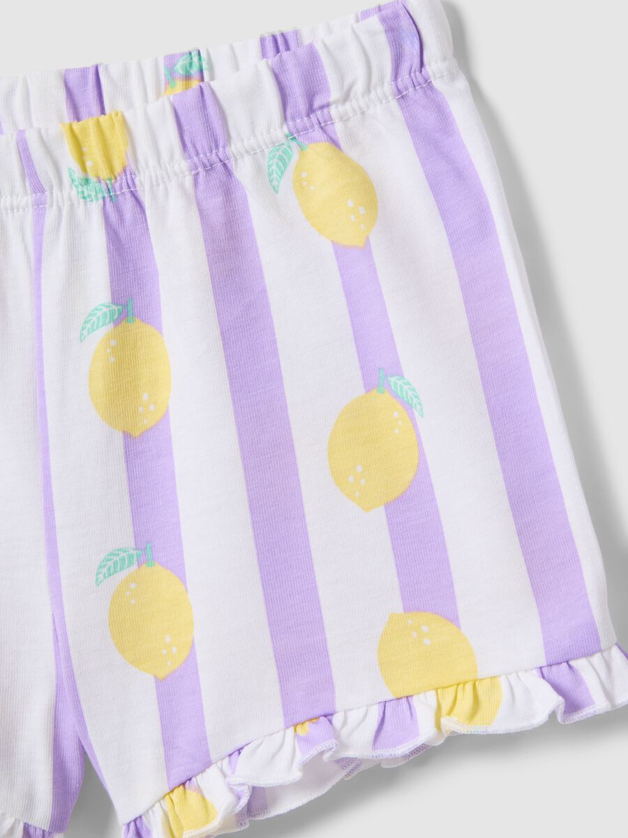 Pigiama in puro cotone multicolor da neonata regular fit con Minnie_2