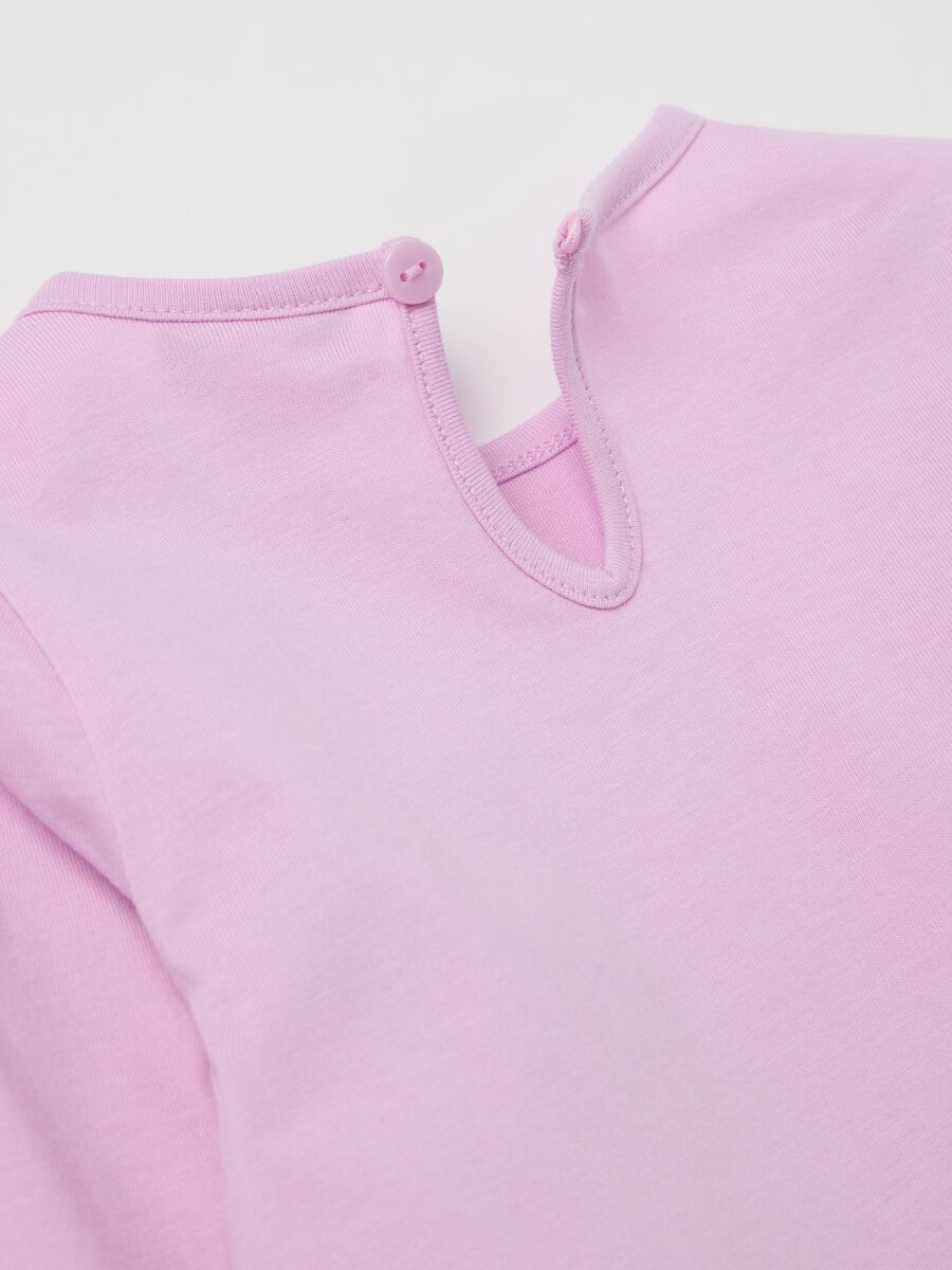 Long-sleeved T-shirt with glitter ice cream print_3