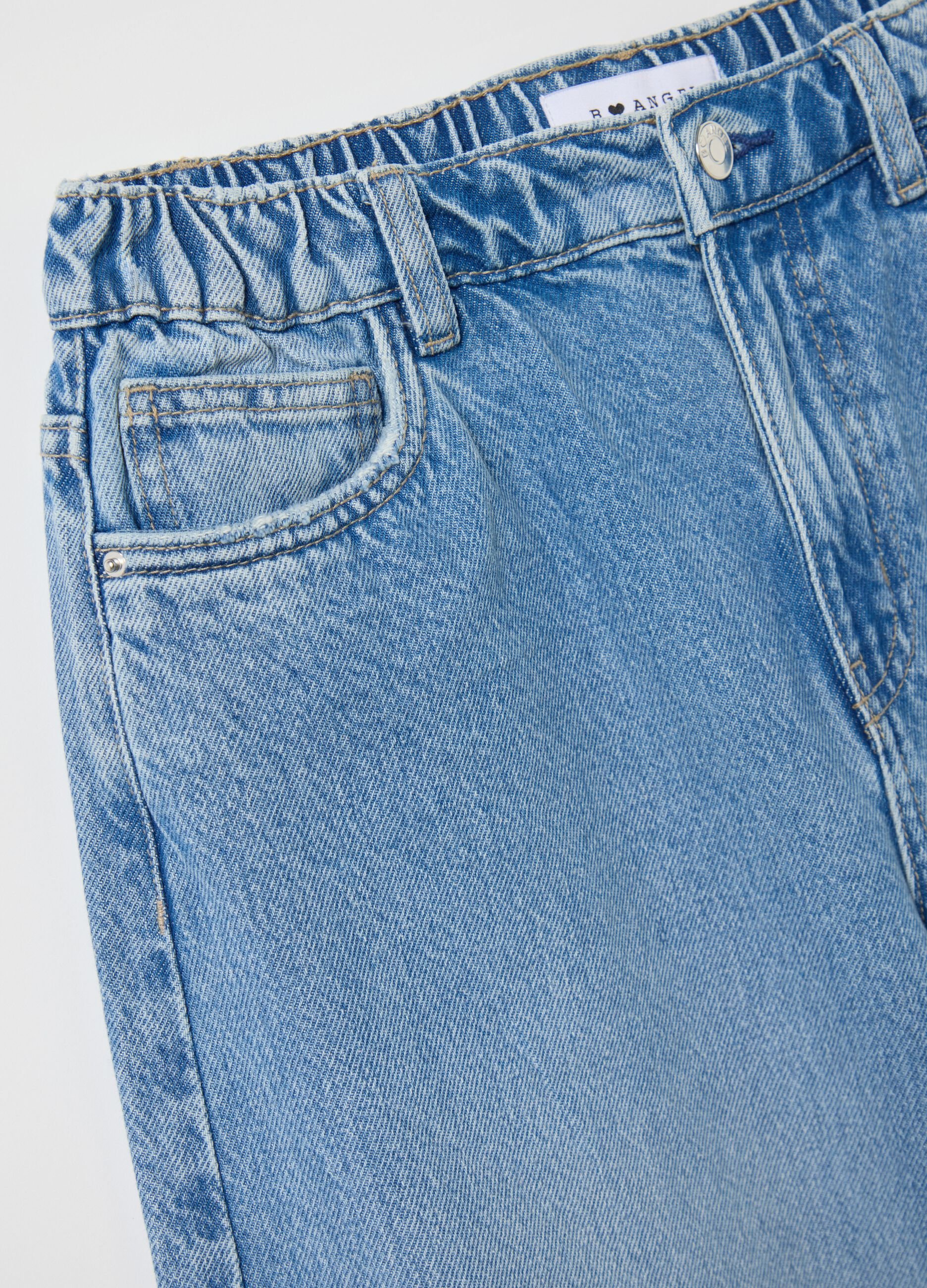 Wide Leg Jeans in Rigid Denim
