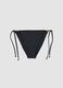 Black stretch bikini bottoms with tie sides_4