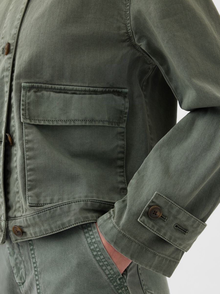 Utility shacket in cotton_4