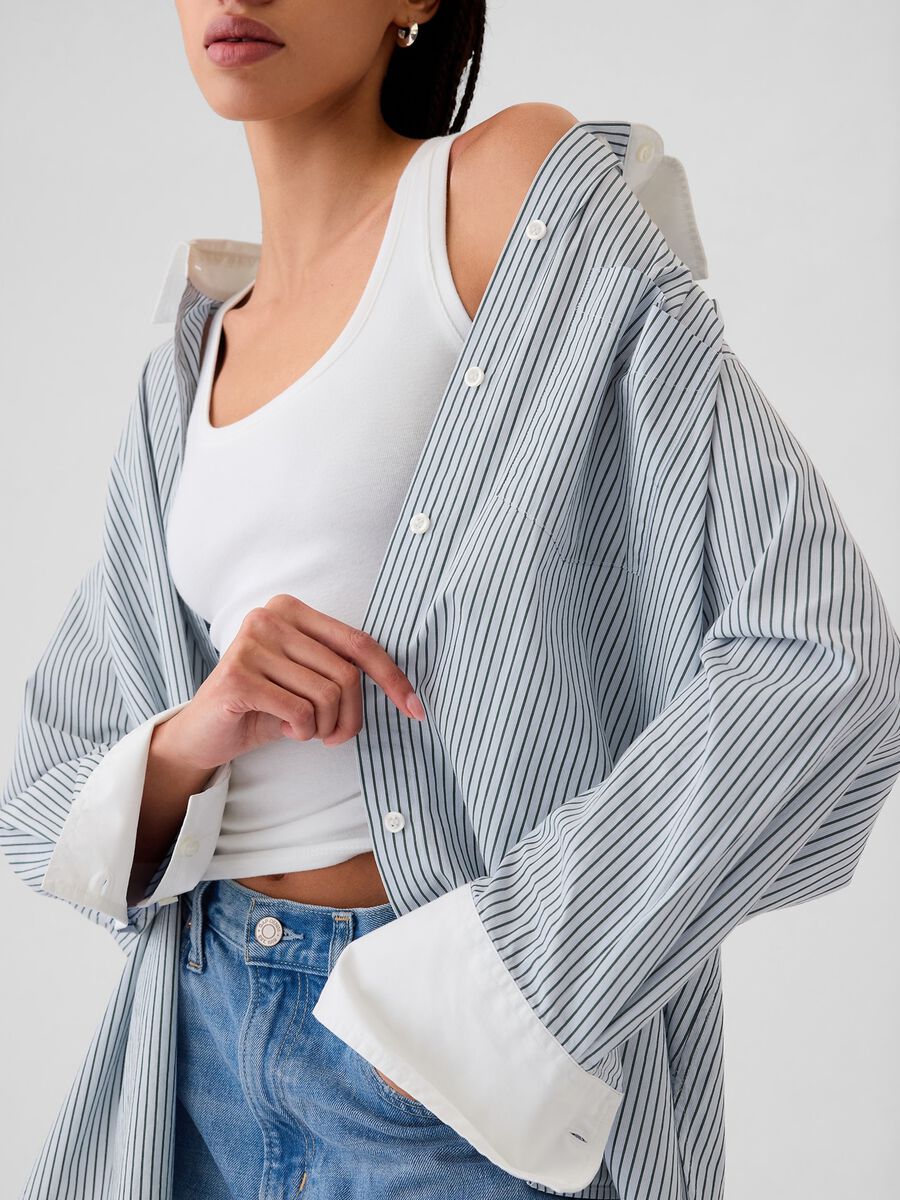 Camicia oversize a righe_3