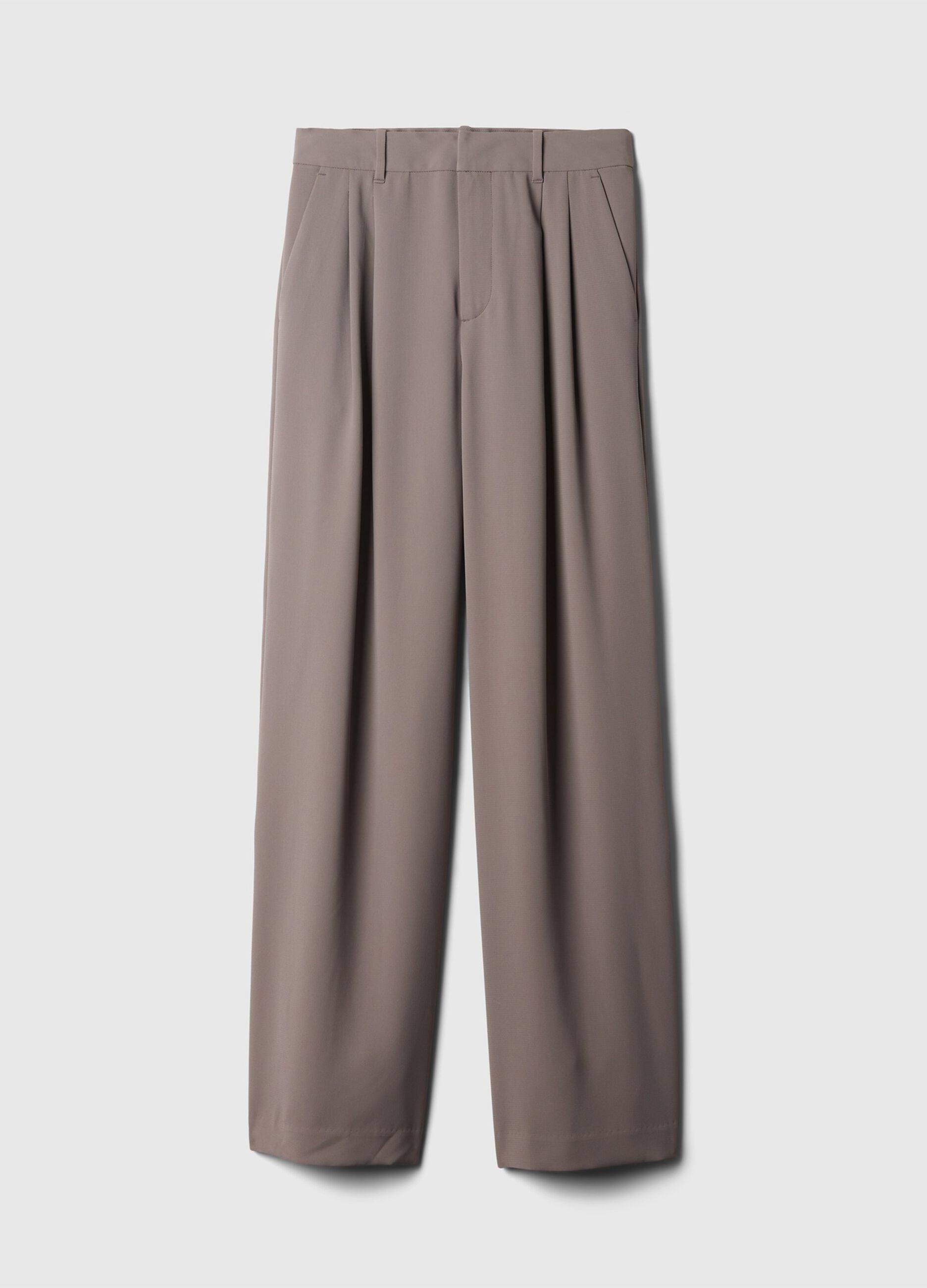 Pantalone a gamba larga con pinces