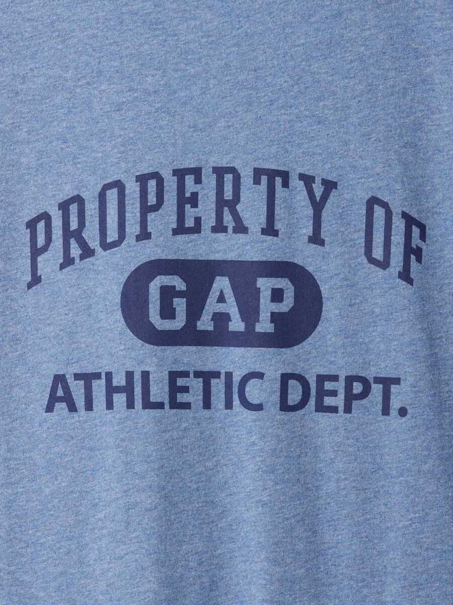 T-shirt in cotone con stampa logo_4
