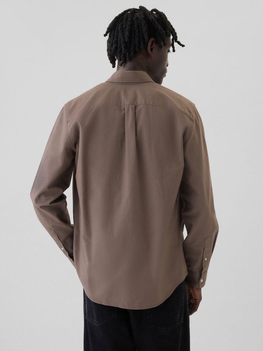Camicia regular fit in cotone oxford_2