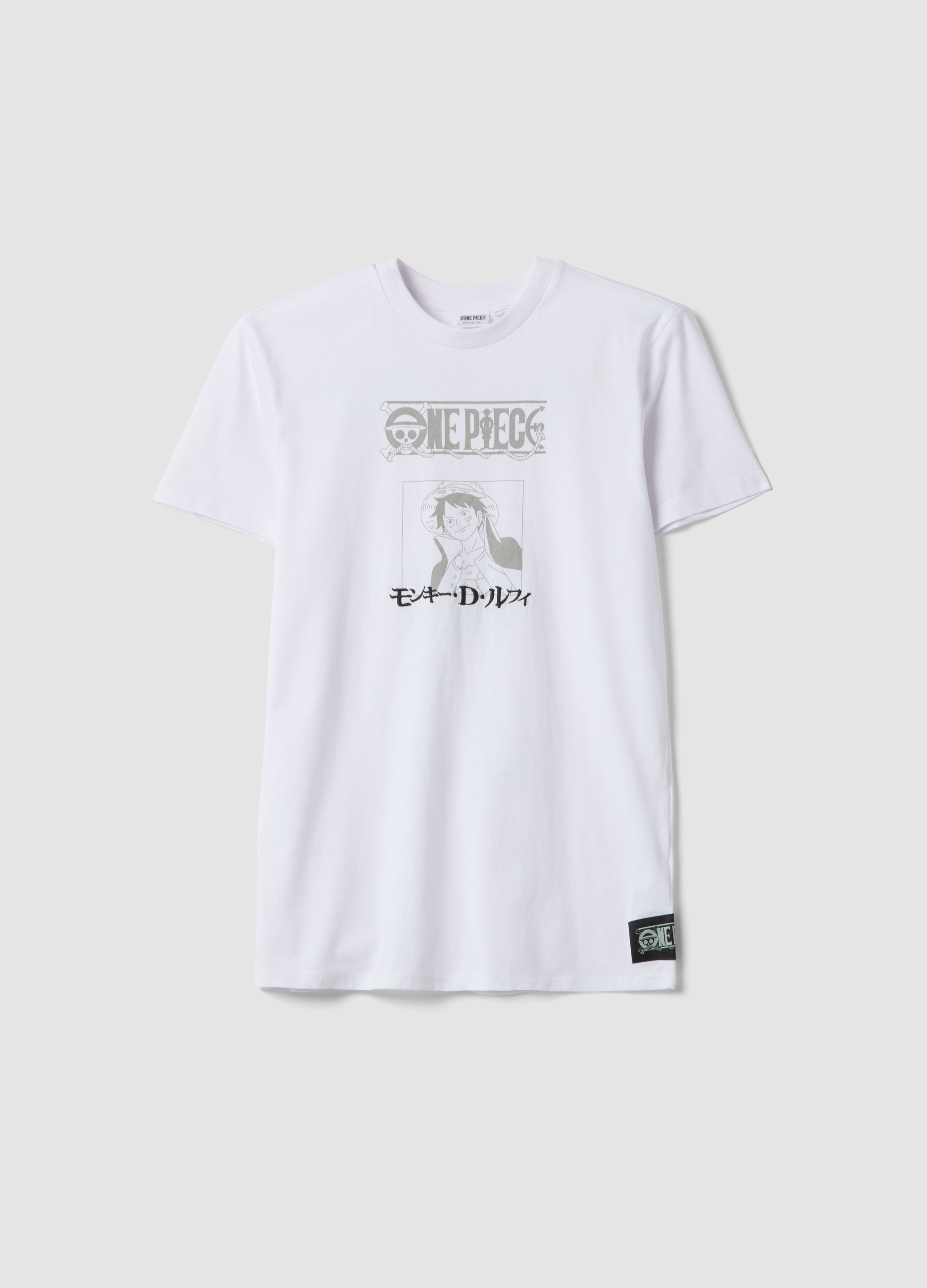 OVS KIDS, Camiseta Blanca De Manga Corta En Algodón Puro, Niño, Blanco, Talla: 12-13