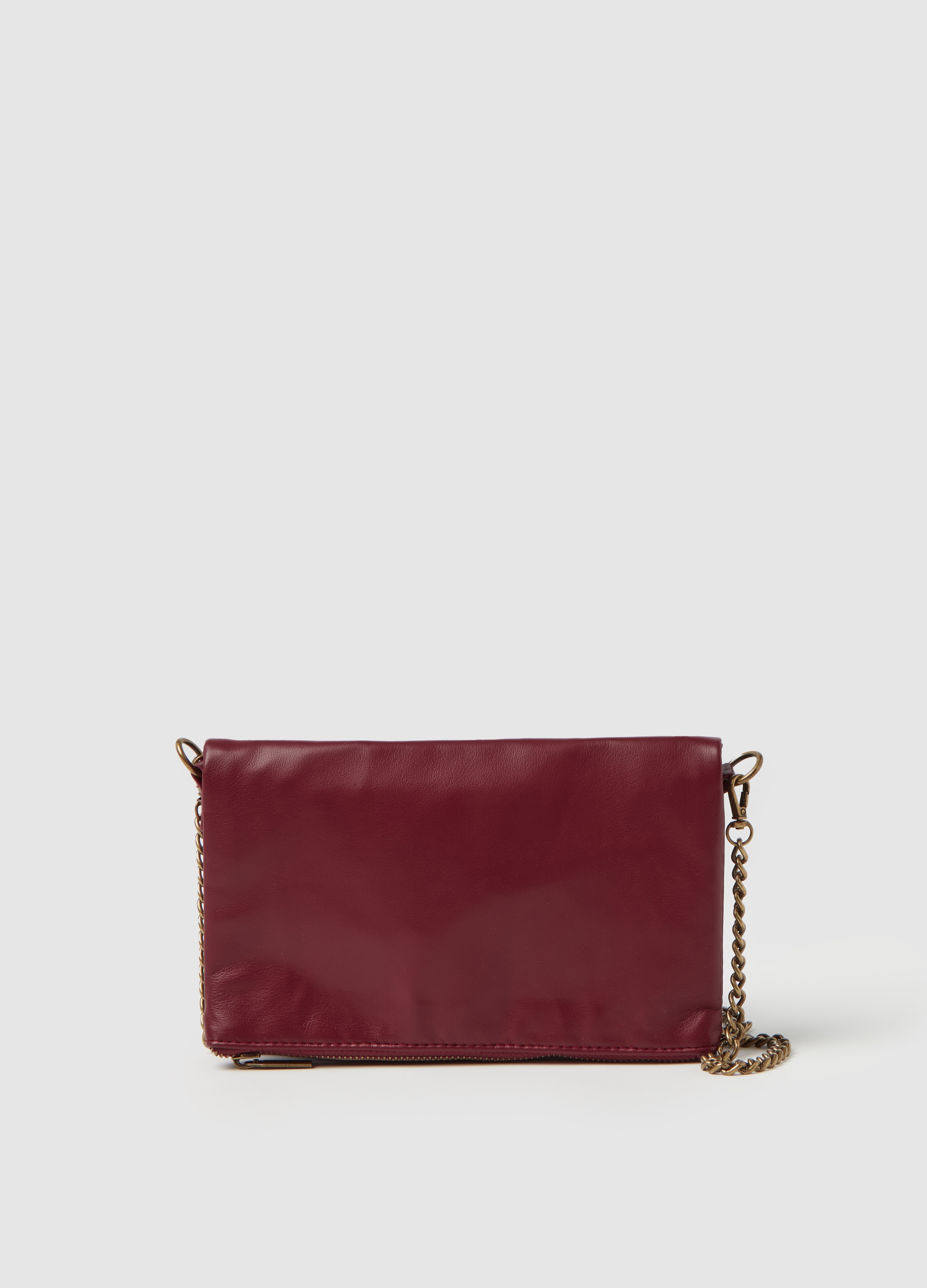 OVS, Borsa A Tracolla Con Patta, Donna, Rosso, Taglia: ONE SIZE