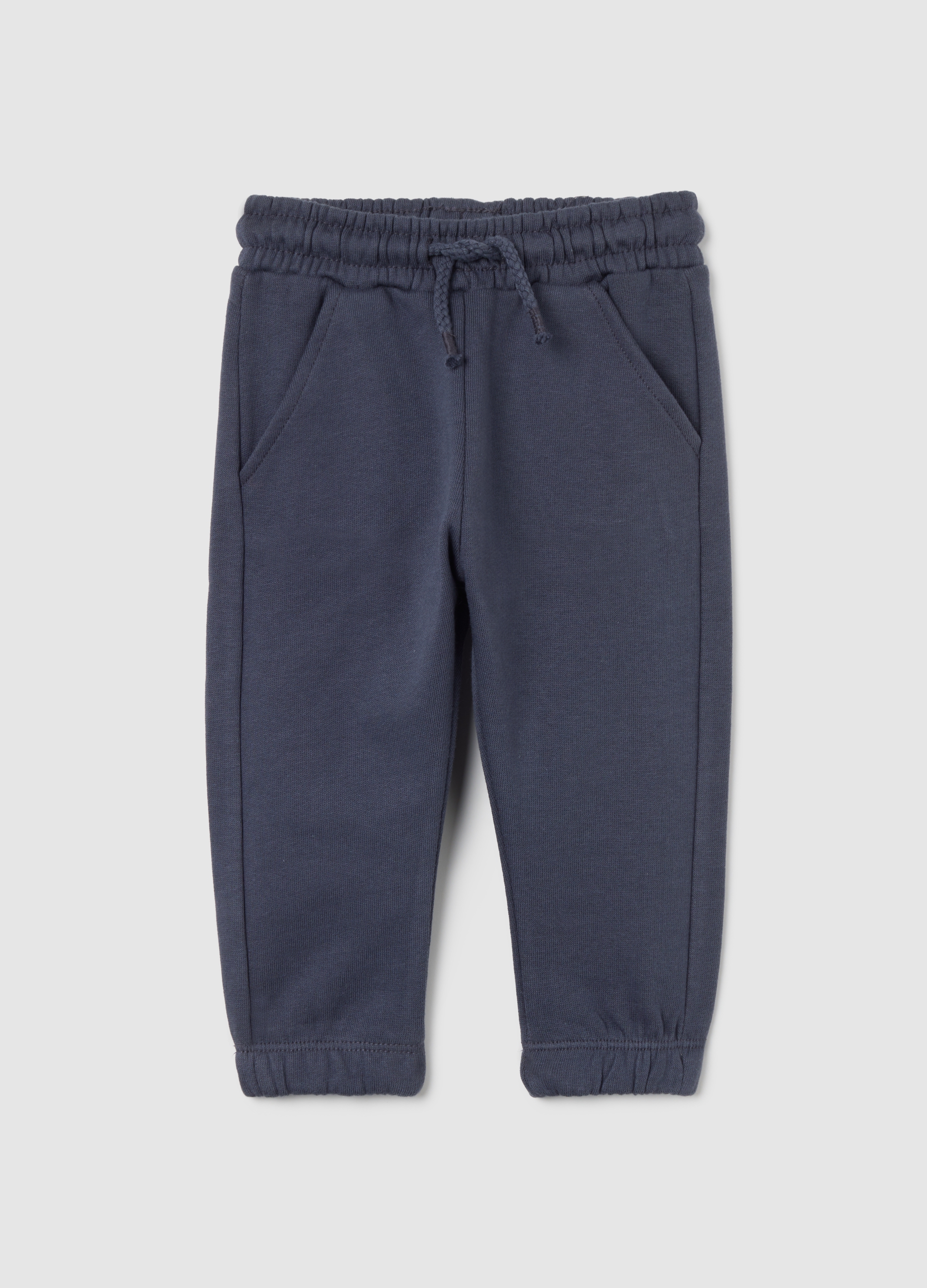 FAGOTTINO, Pantalones Infantiles De Algodón Puro Gris Ajuste Regular, Niño, Gris pizarra, Talla: 24-30