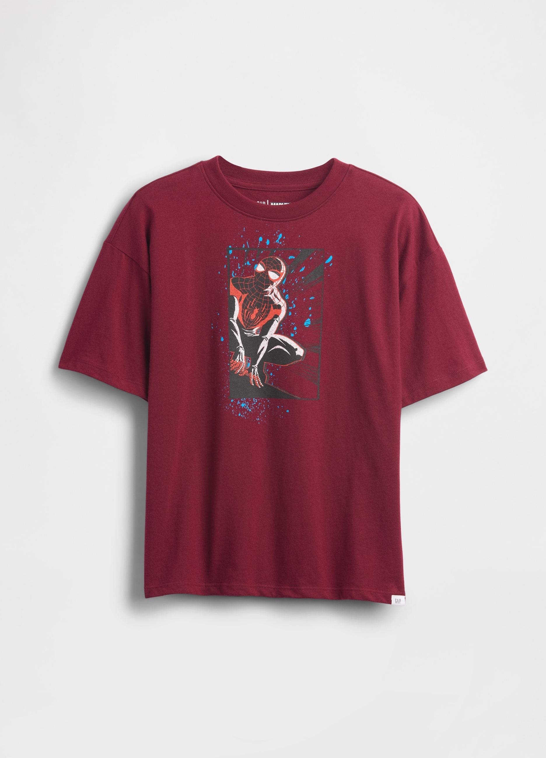 GAP KIDS, T-shirt Spider Man Marvel A Maniche Corte, Bambino, Rosso, Taglia: M/130-137