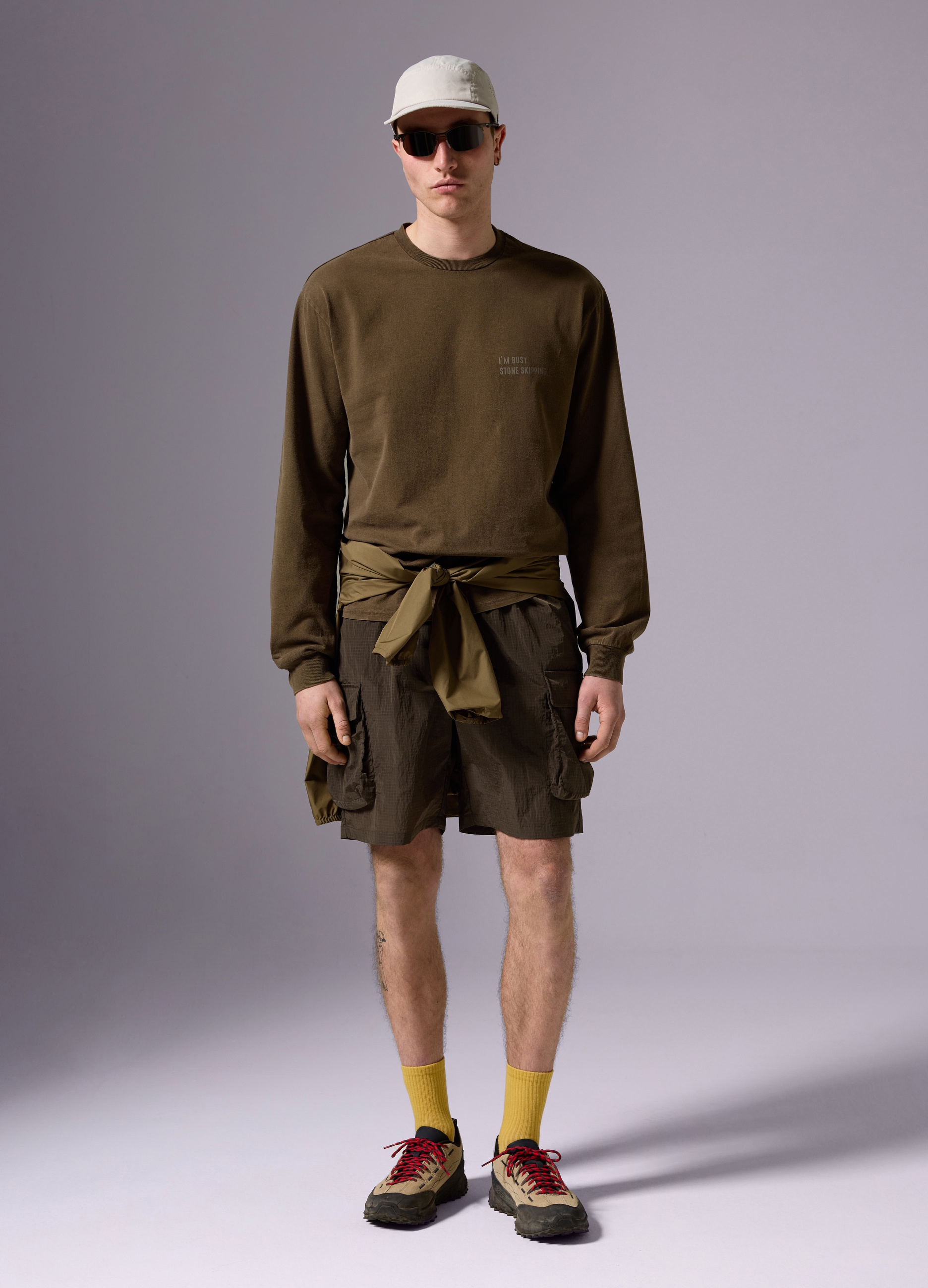 0000, T-shirt A Maniche Lunghe Con Stampa Altavia With Deborah Compagnoni, Uomo, Verde, Taglia: S