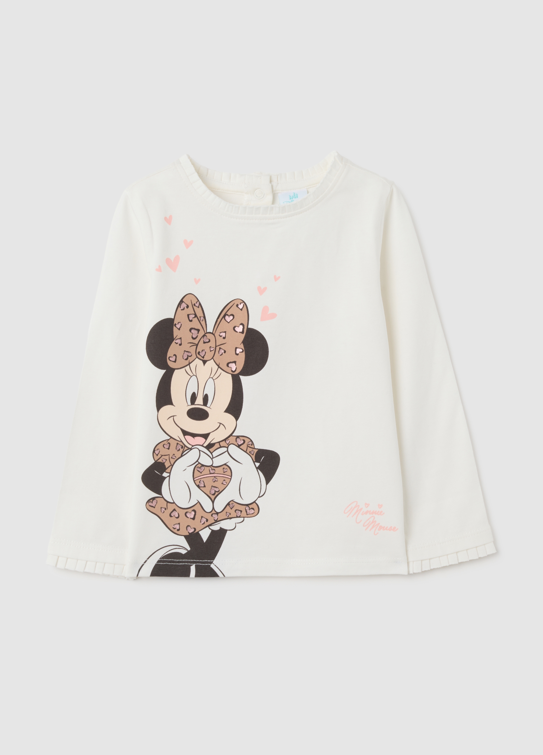 OVS, Weiße Mädchen-t-shirt Aus Elastischer Baumwolle, Mädchen, Reinweiß, Größe: 9-12
