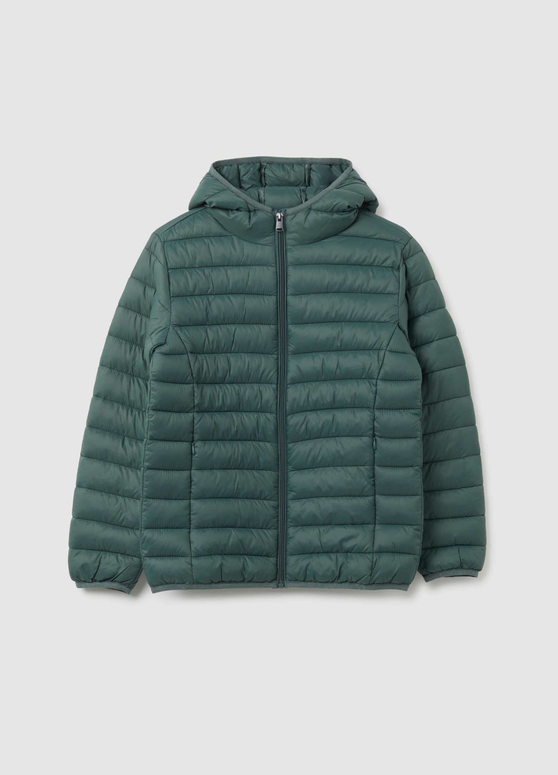 OVS, Chaqueta Para Niño En Mezcla Verde, Ajuste Regular, Niño, Verde oscuro, Talla: 13-14