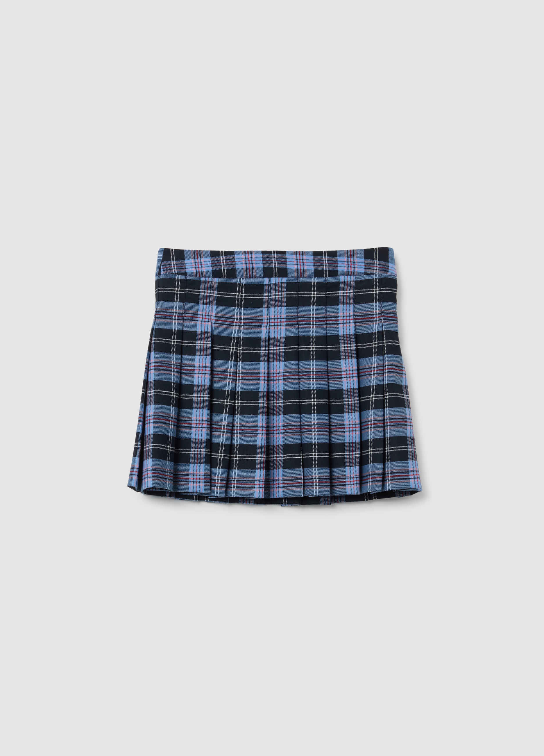 OVS, Mädchenrock Aus Elastischem Multicolor-stoff, Mädchen, Schwarz/Blau, Größe: 10-11