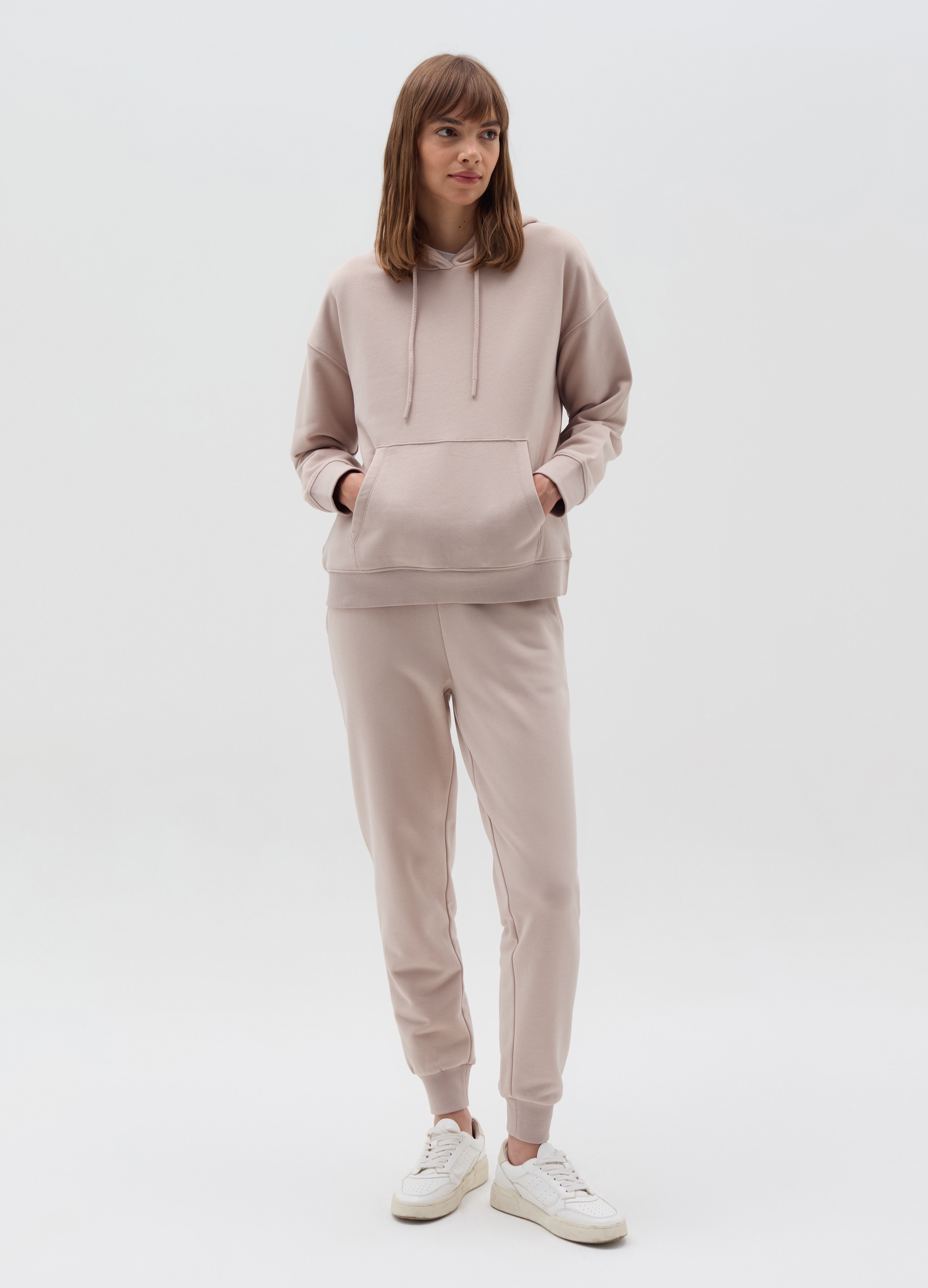 OVS, Joggers Essential In Felpa Con Coulisse, Donna, Blu, Taglia: XL