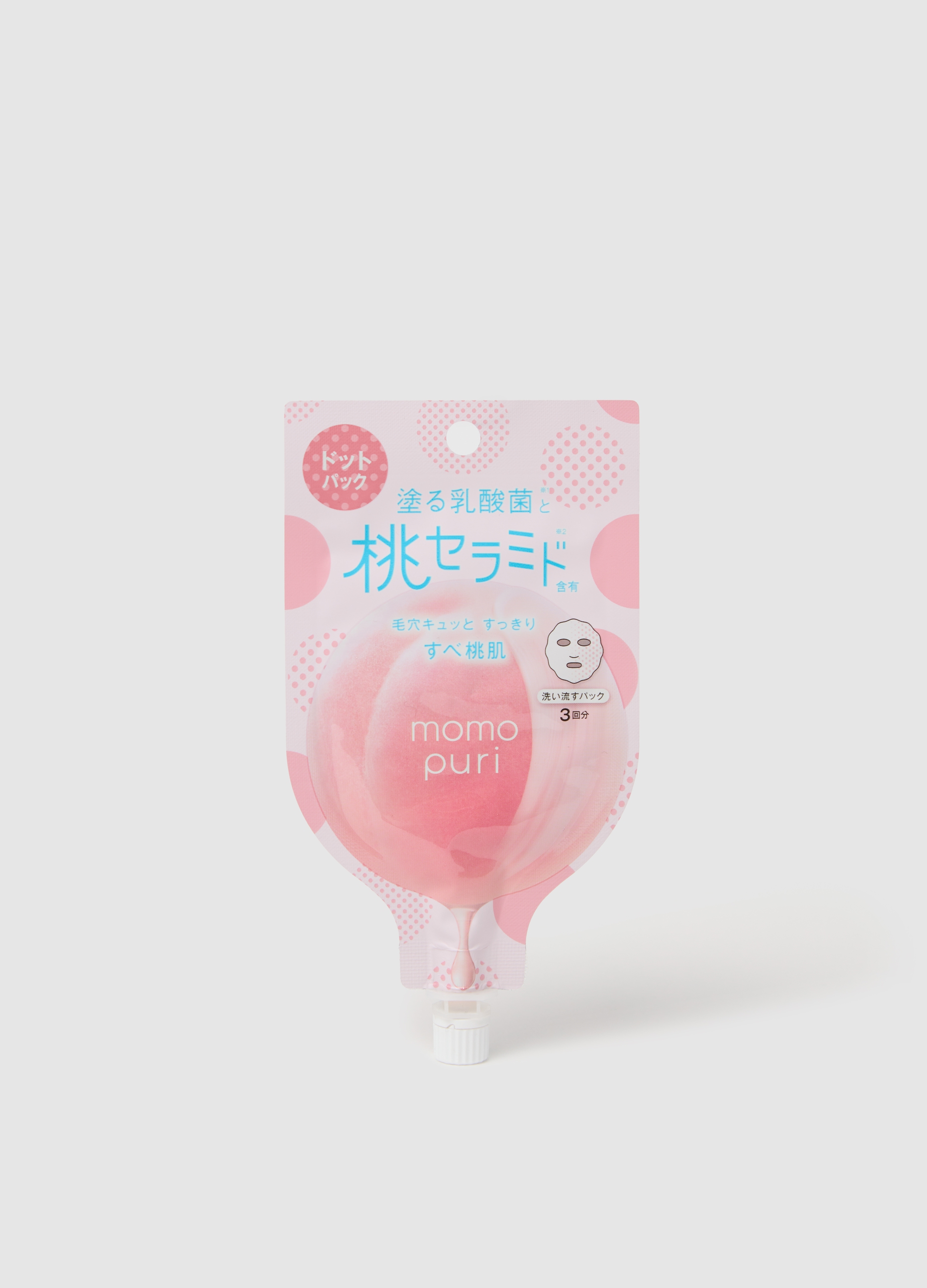 MOMOPURI, Maschera Viso Rinfrescante, Donna, Bianco, Taglia: FASUL