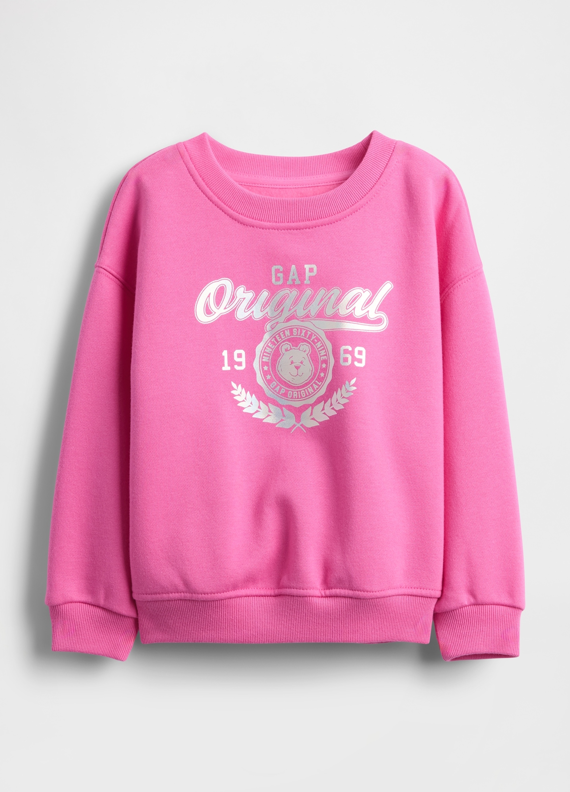 GAP KIDS, Felpa Girocollo Con Logo Gap, Unisex, Rosa, Taglia: 6-12M/69-74