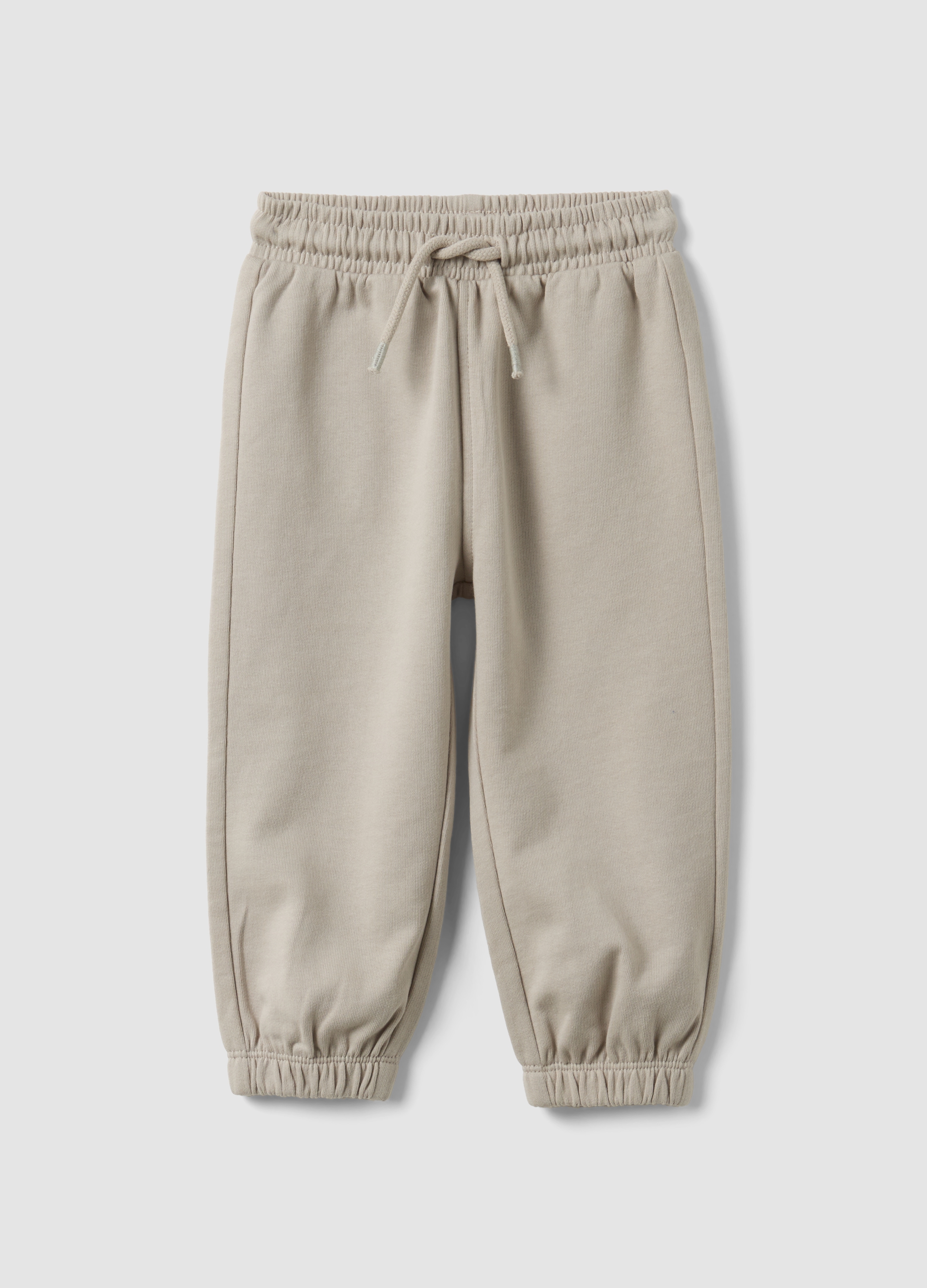 FAGOTTINO, Pantaloni Jogger Grigi In Puro Cotone Organico Con Coulisse Per Bimbo, Bambino, Grigio, Taglia: 24-30