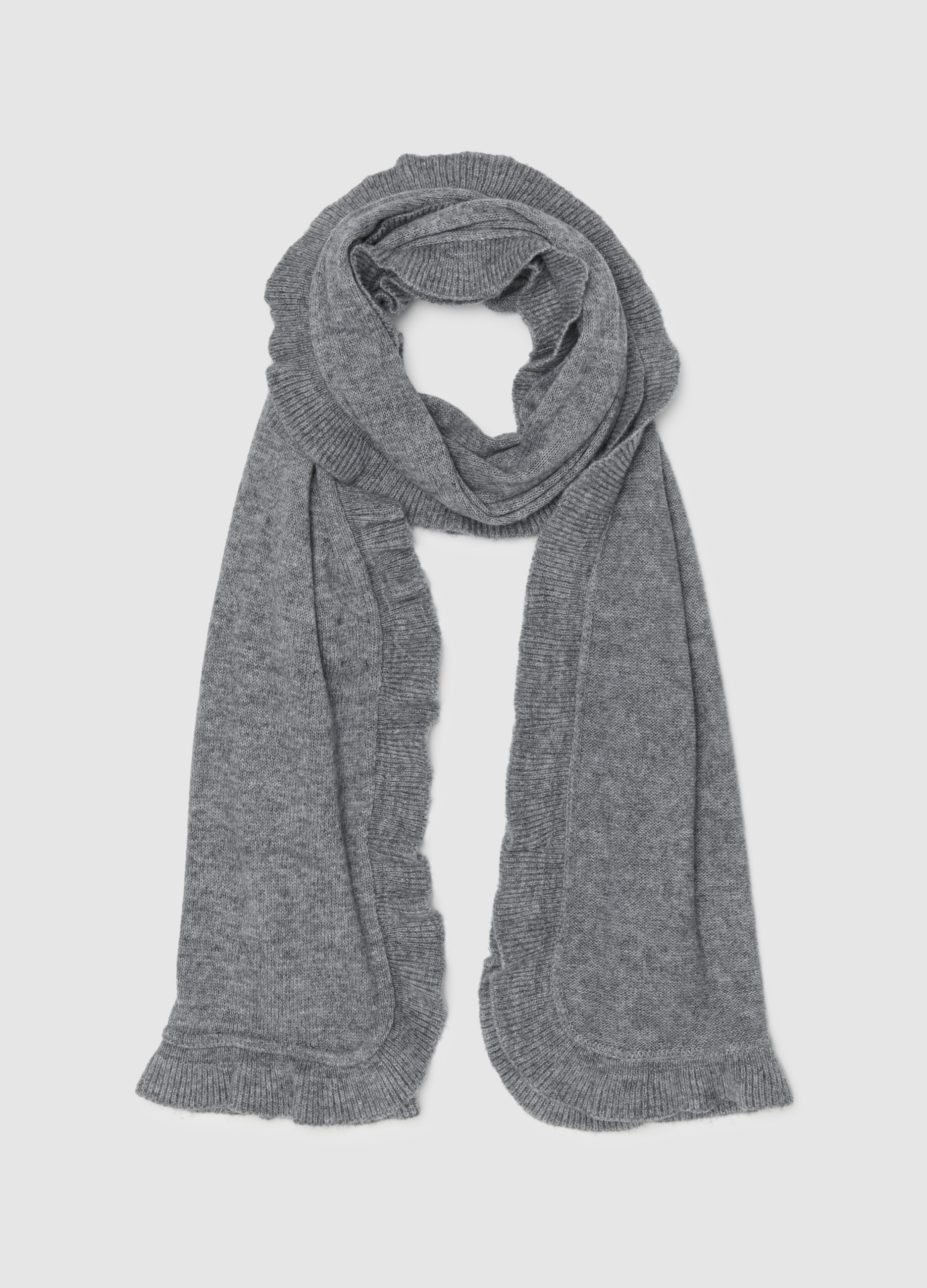 OVS, Sciarpa Grigia, Donna, Grigio, Taglia: ONE SIZE