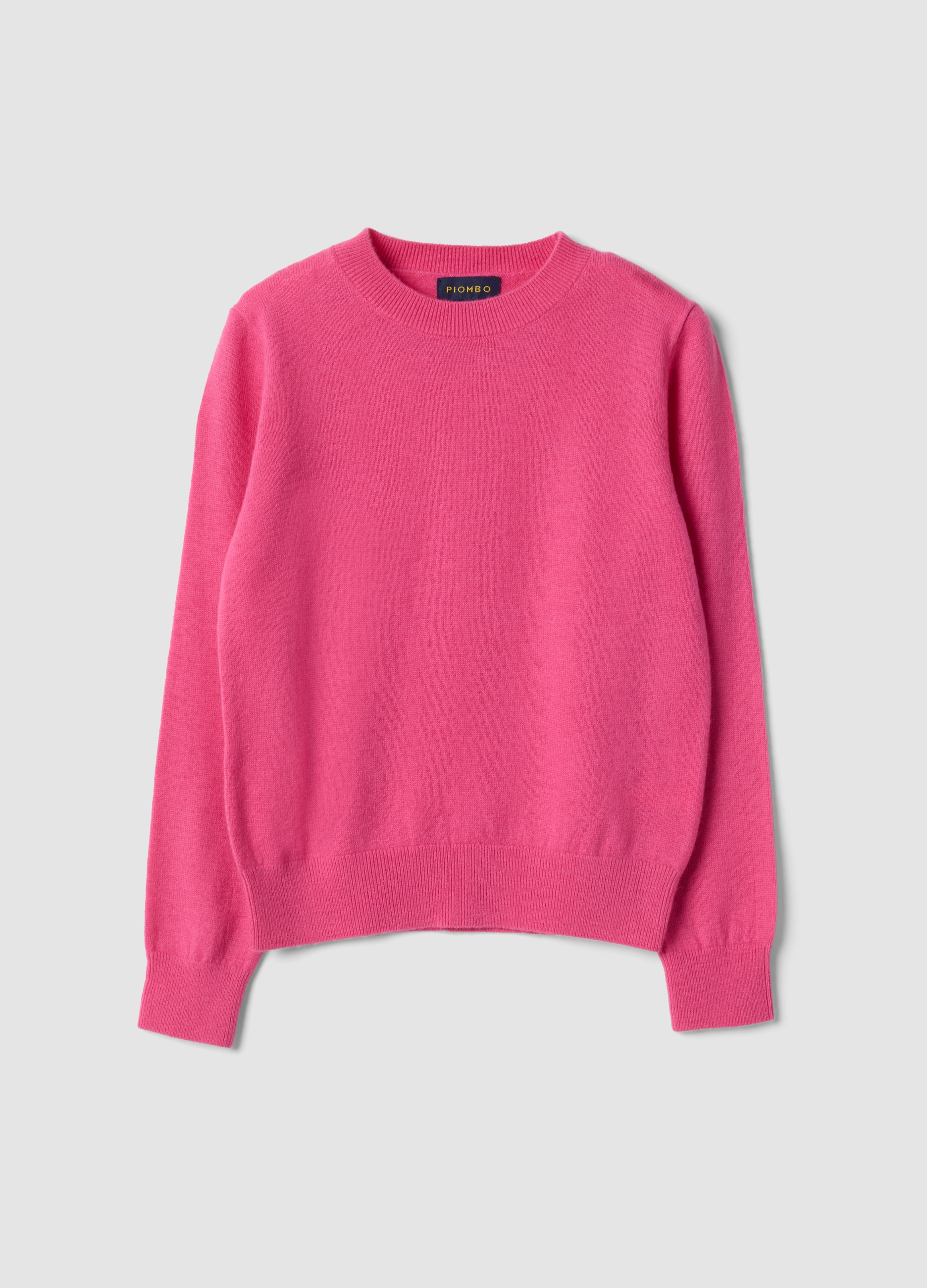 PIOMBO KIDS, Maglione Rosa In Pura Lana A Maniche Lunghe Regular Fit, Bambina, Rosa, Taglia: 8