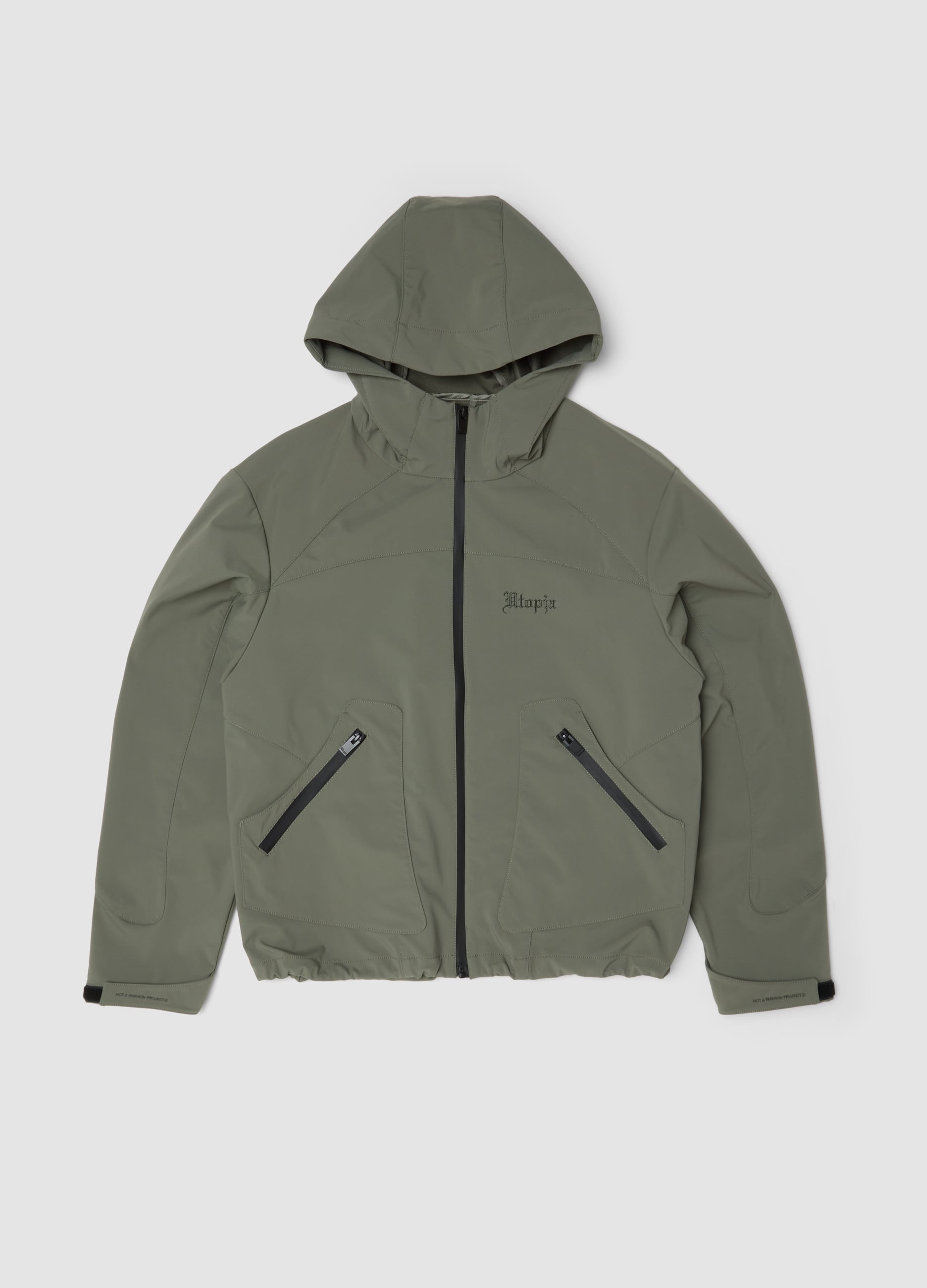 UTOPJA, Shell Jacket Military Green, Uomo, Verde, Taglia: XS
