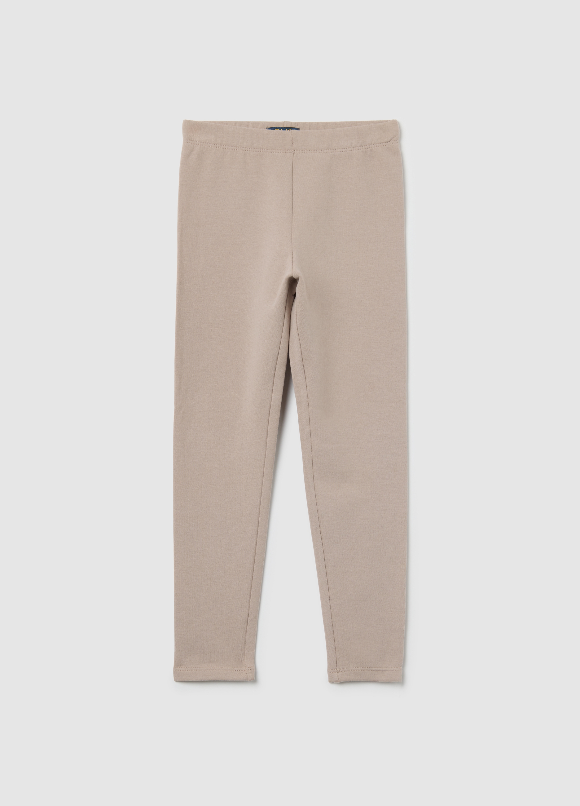 OVS KIDS, Leggings Skinny Beige Para Niñas En Algodón Elástico, Niña, Beige Jaspeado, Talla: 4-5