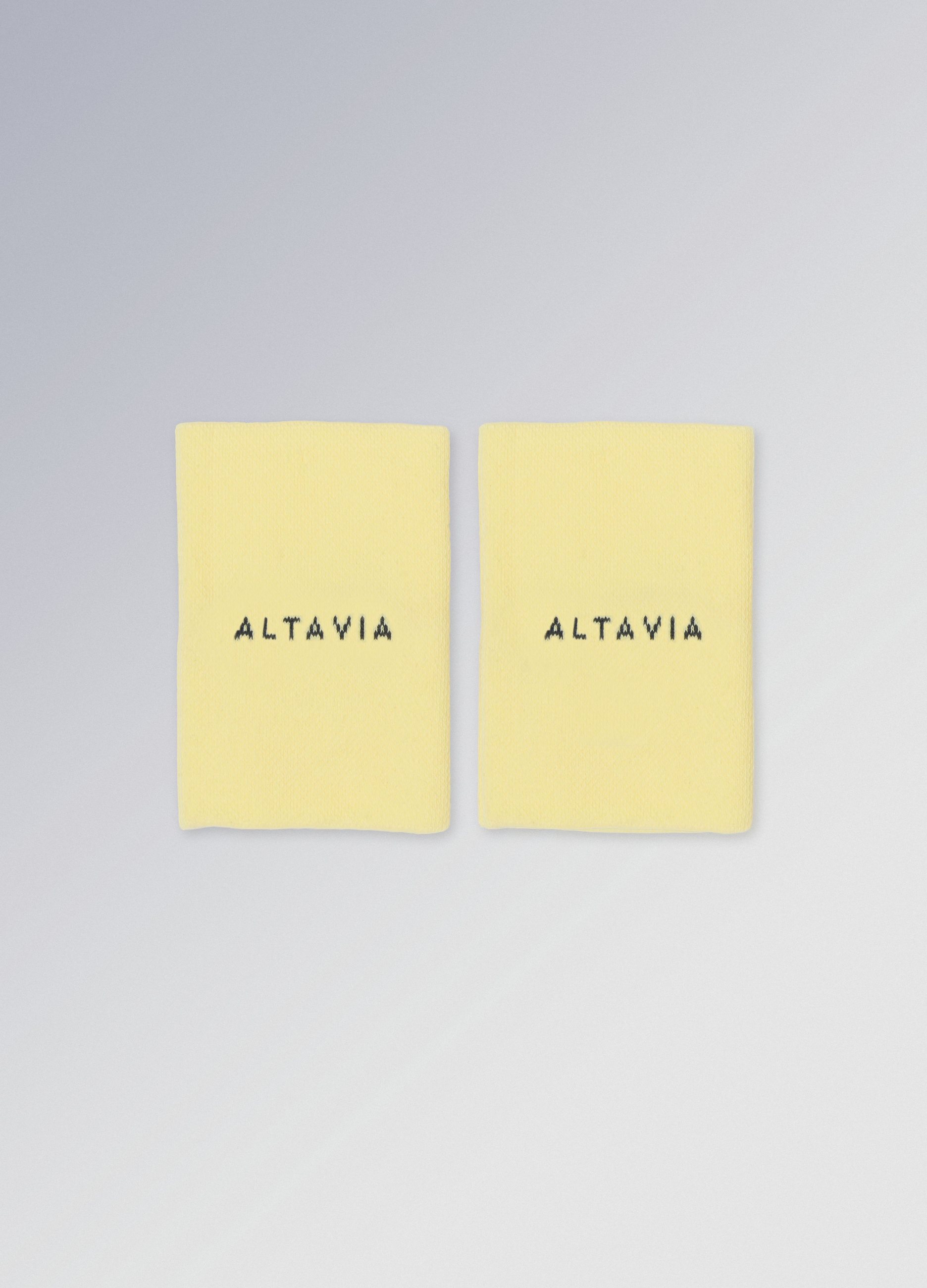 ALTAVIA COURT, Polsini Gialli In Cotone Elasticizzato Altavia Court, Donna, Giallo, Taglia: ONE SIZE