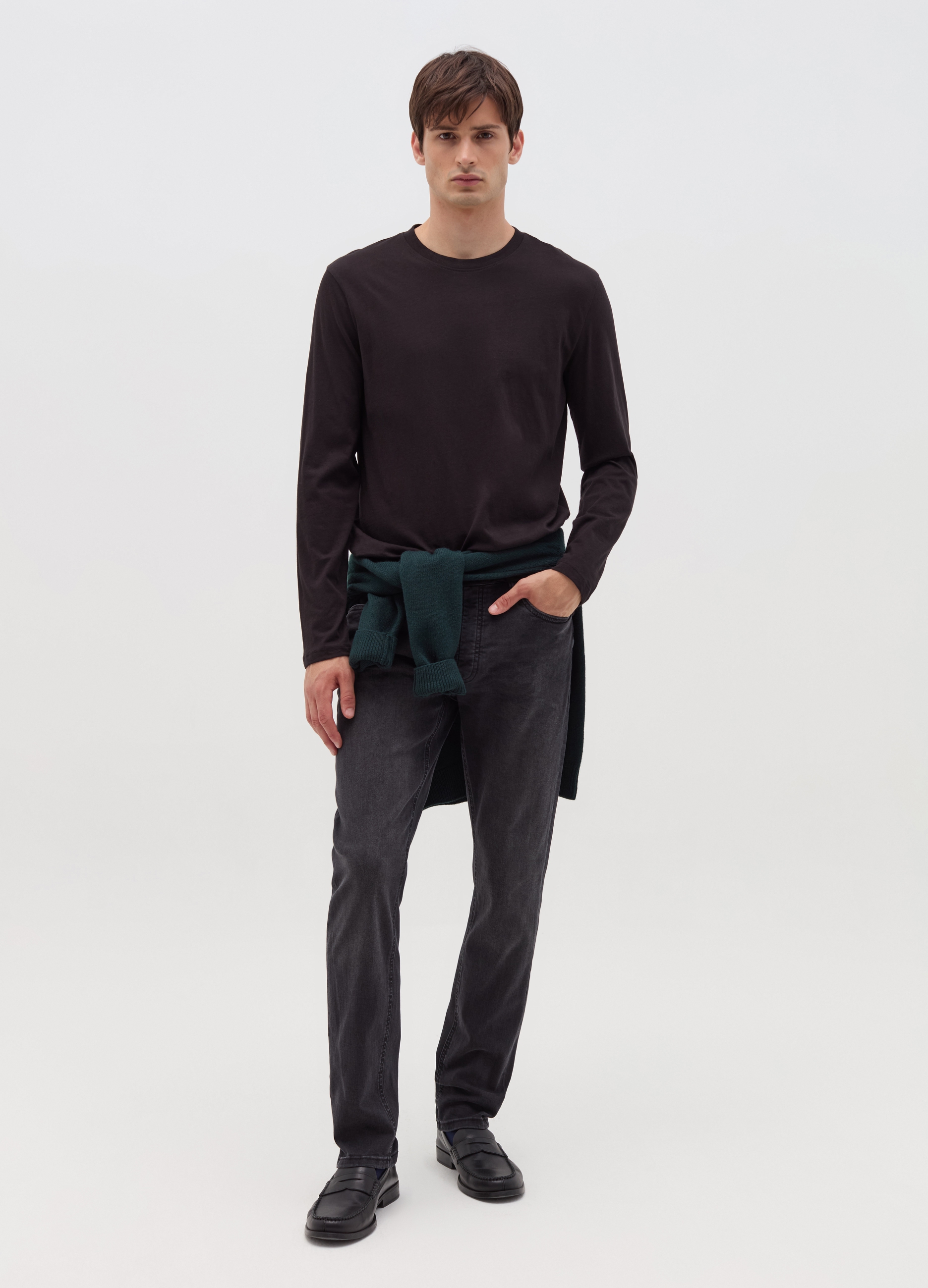 OVS, Jeans Premium Slim Fit Cotone Dualfx, Uomo, Denim, Taglia: 54