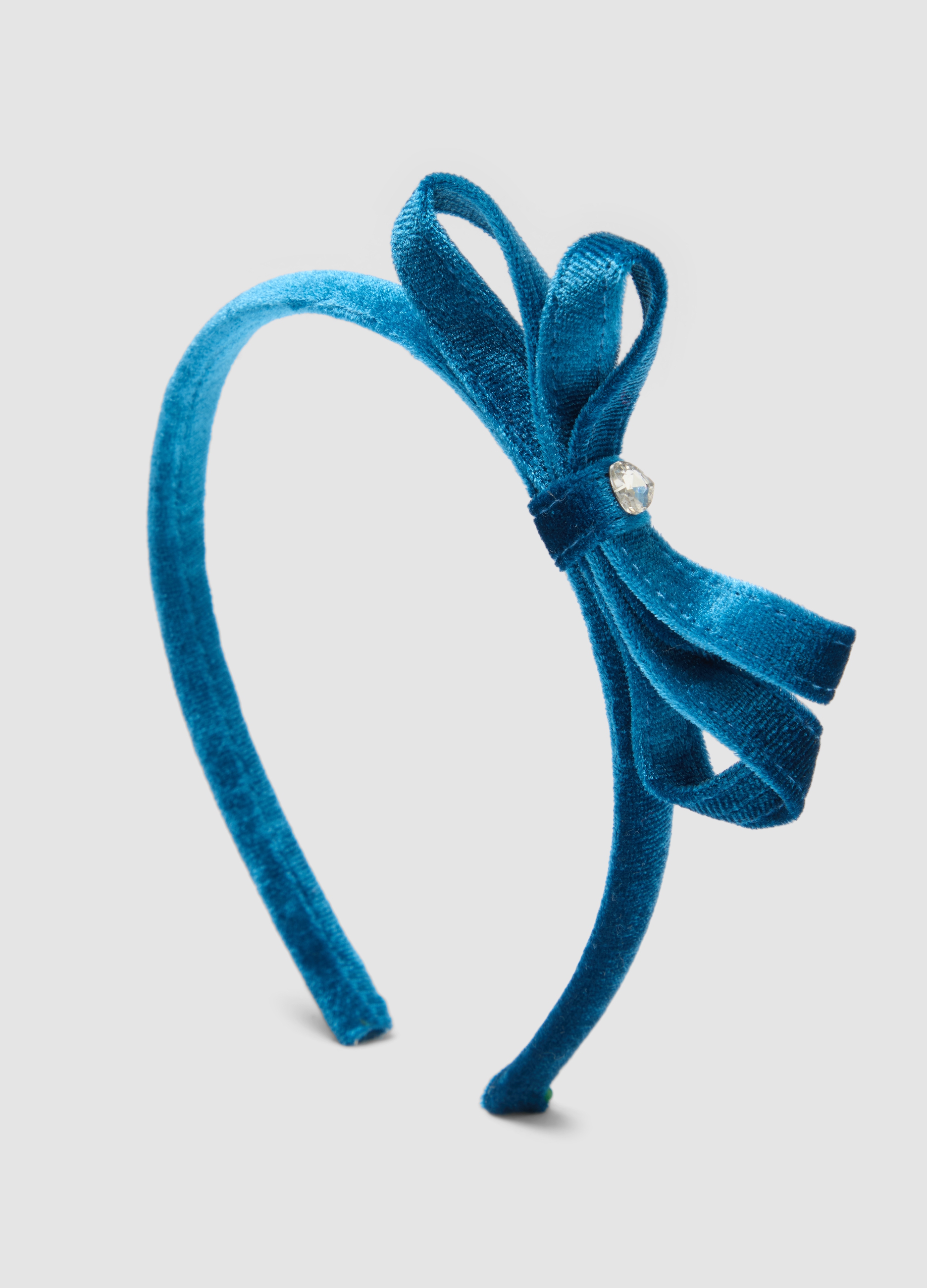 OVS KIDS, Cerchietto Blu Con Fiocco Per Bambina E Ragazza, Blu, Taglia: ONE SIZE