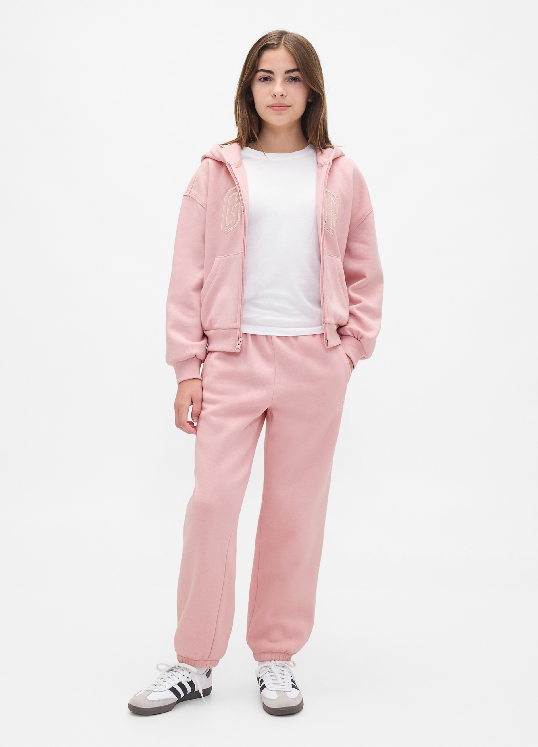 GAP KIDS, Joggers Con Logo Gap, Bambina, Rosa, Taglia: XL