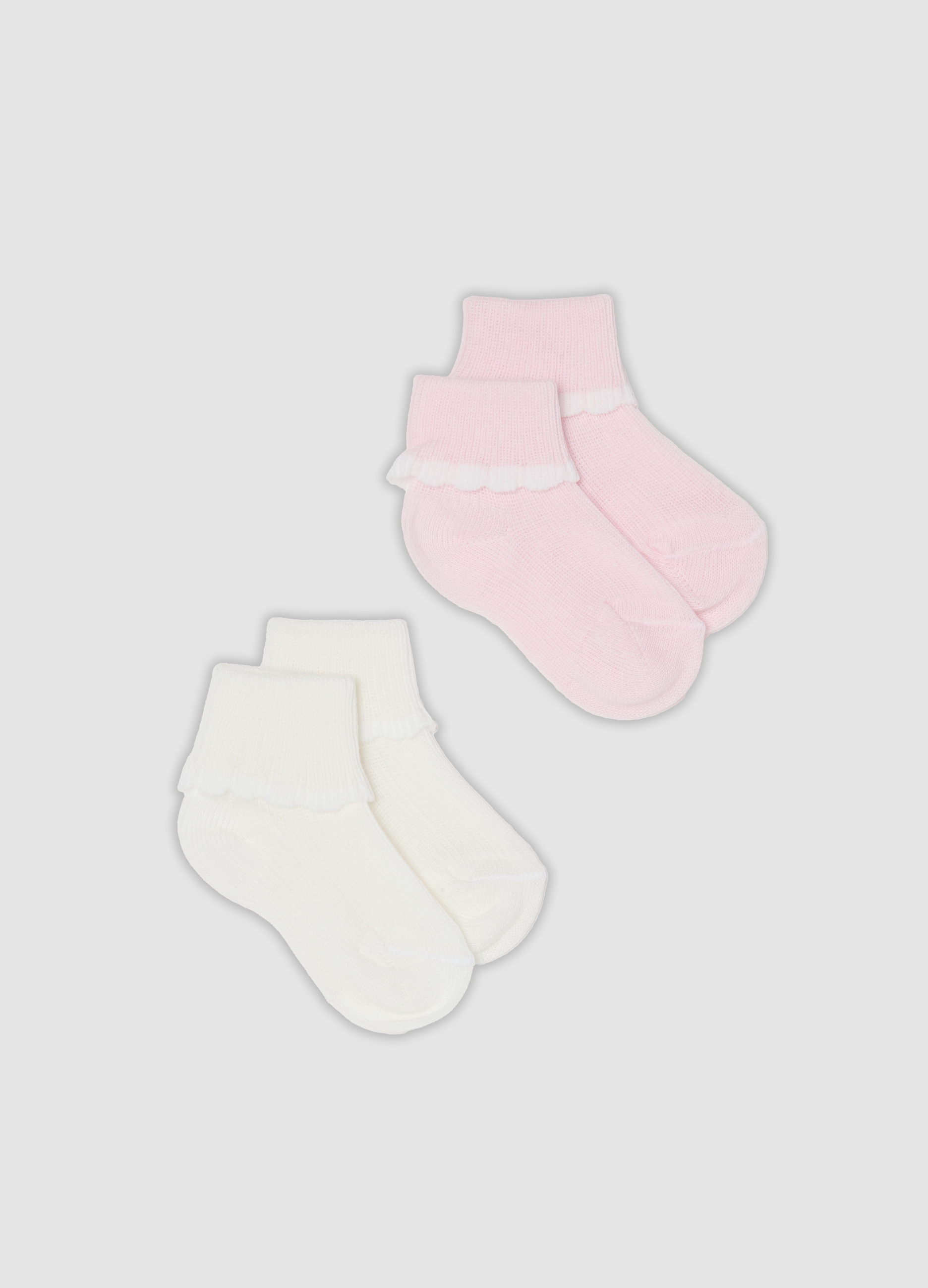 FAGOTTINO, Bipack Di Calze Corte Multicolor In Misto Cotone Per Neonata, Multicolor, Taglia: T.U.