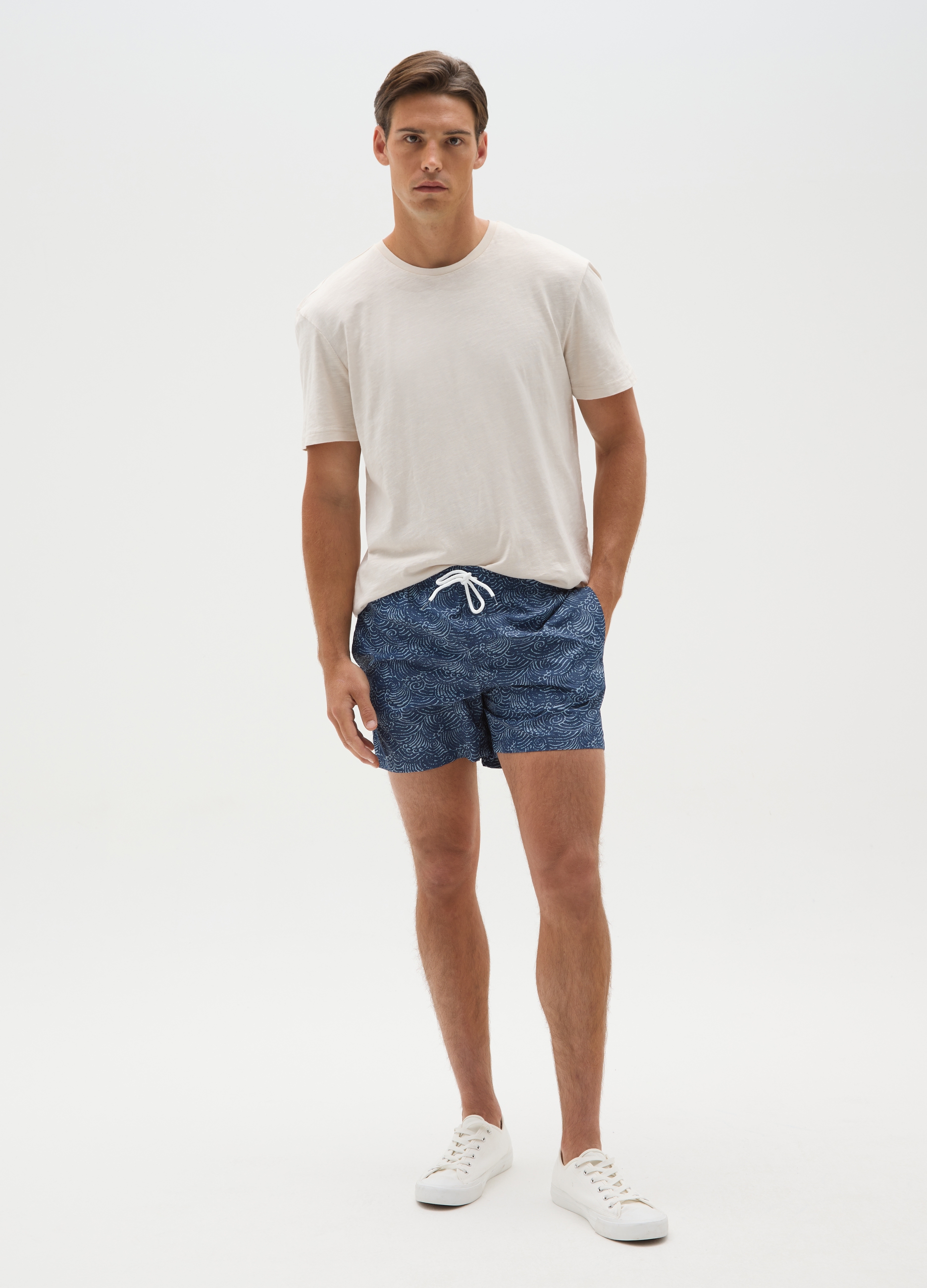 OVS , Pantaloncini Da Uomo In Tessuto Multicolor Regular Fit, Multicolor, Taglia: S