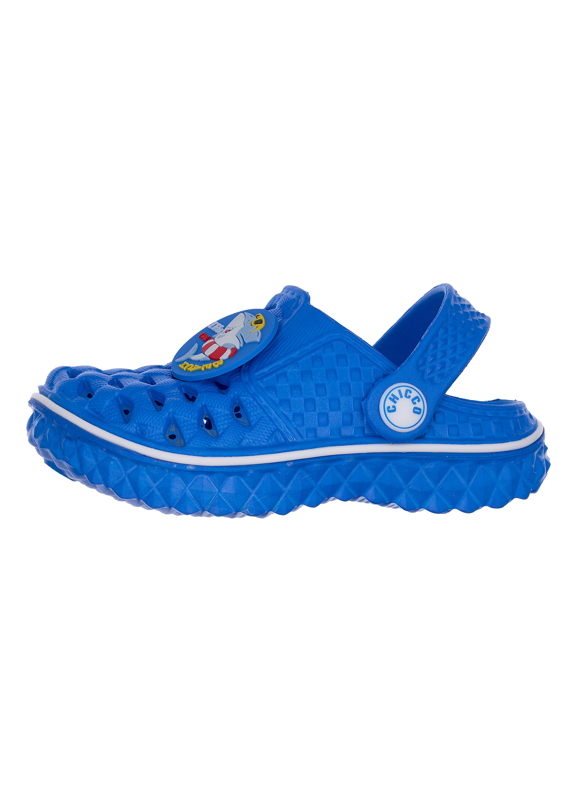 CHICCO, Sandalias Azules Para Niños Con Parche De Tiburón, Niña, Blu Bluette, Talla: 28