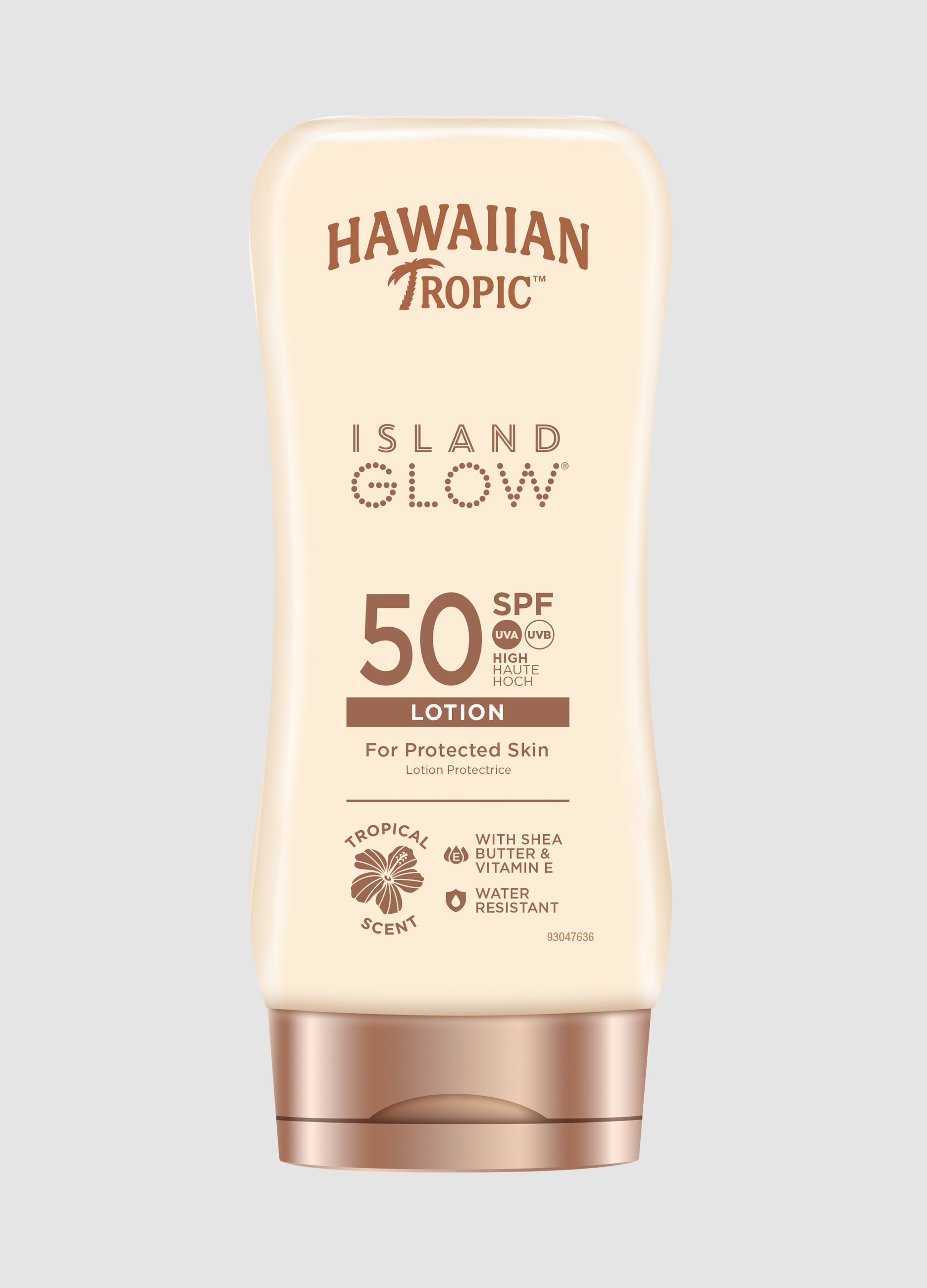HAWAIAN TROPIC, Island Glow Lotion Spf 50 170ml, Donna, Bianco, Taglia: FASUL