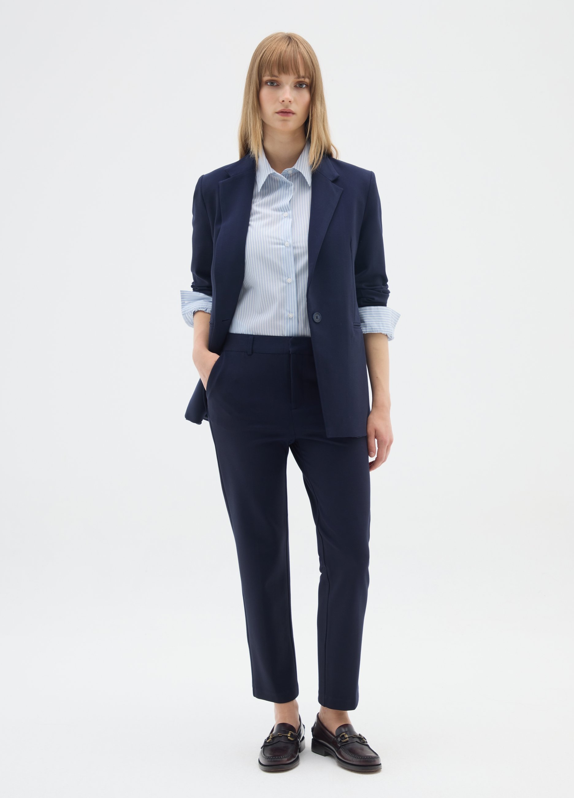 OVS, Pantaloni Blu Slim Fit, Donna, Blu, Taglia: XS