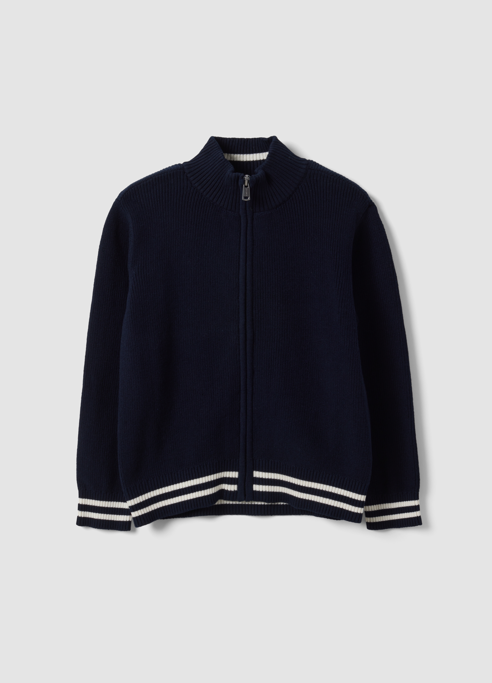 OVS KIDS, Cardigan Blu In Puro Cotone Regular Fit Per Bambino, Blu, Taglia: 7-8