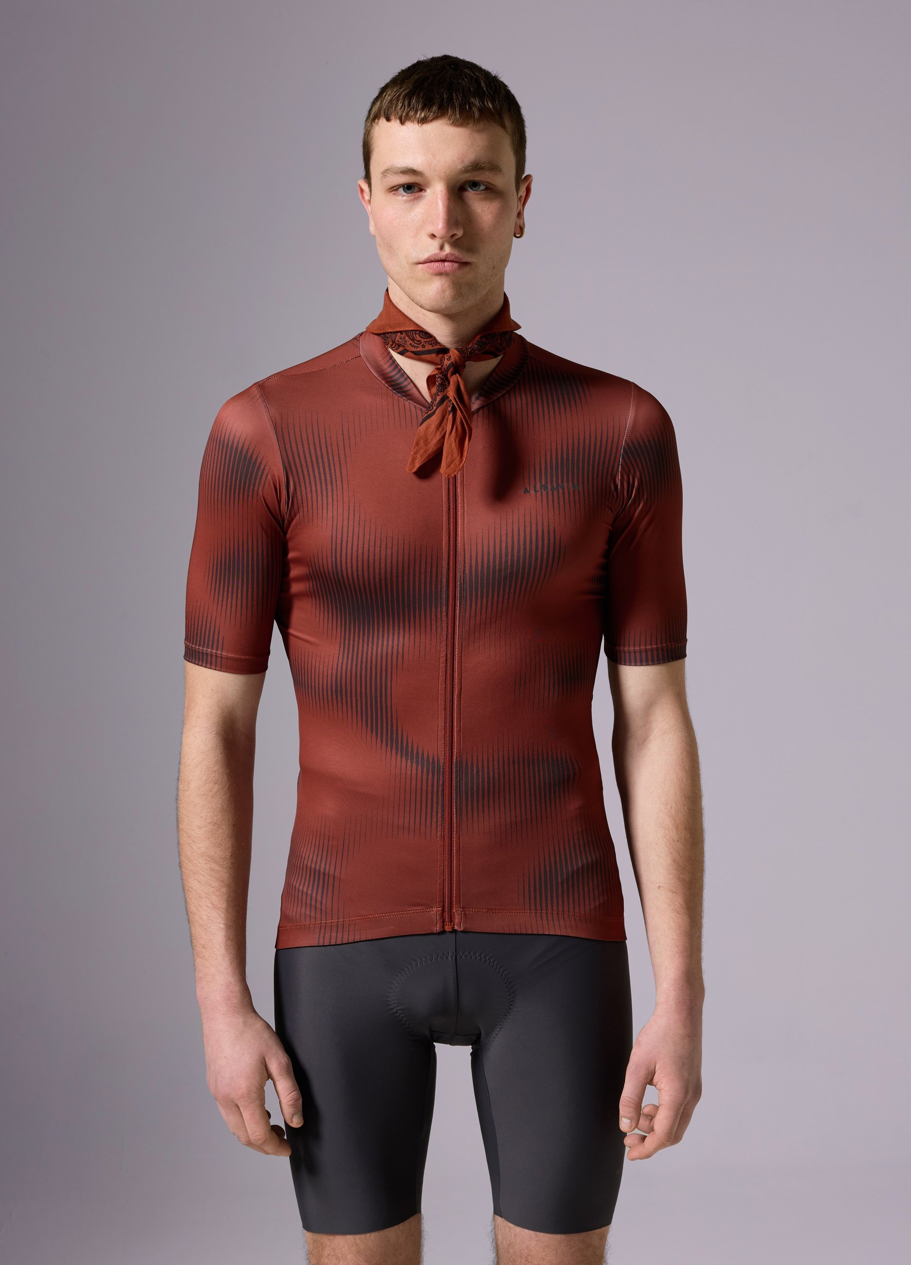 ALTAVIA, Camiseta De Ciclismo Altavia, Hombre, Rojo Ladrillo, Talla: XXL