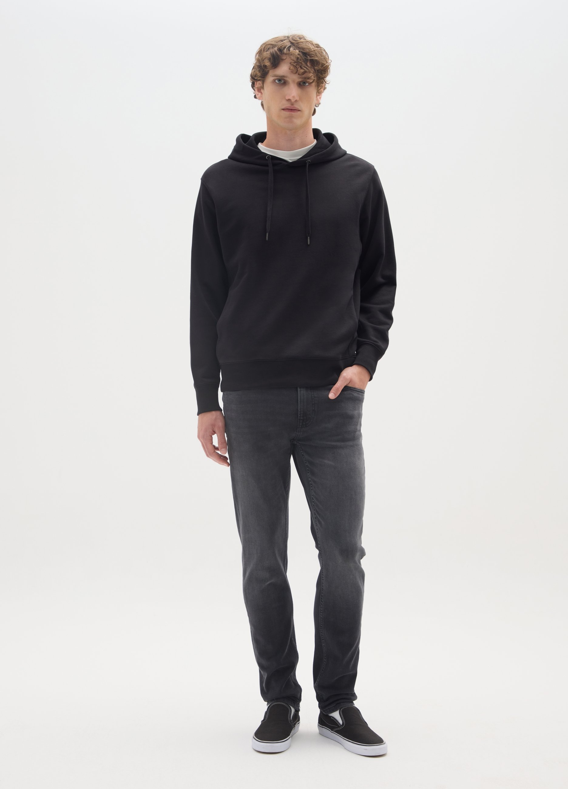 OVS, Vaqueros Ajustados De Algodón Denim Negro, Hombre, Gunmetal, Talla: 44