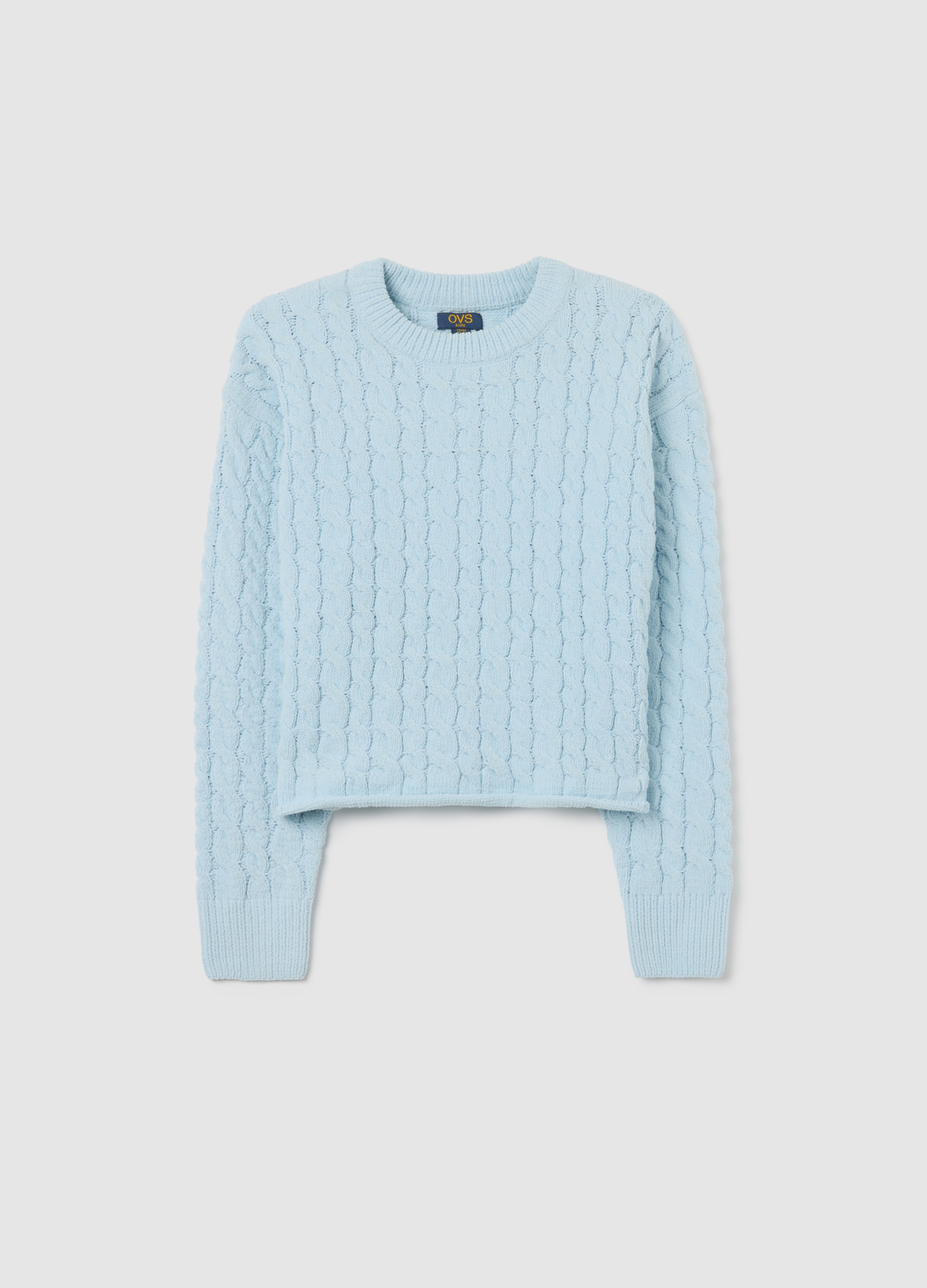 OVS KIDS, Maglione Da Ragazza Azzurro Regular Fit, Niña, Azul claro, Talla: 12-13