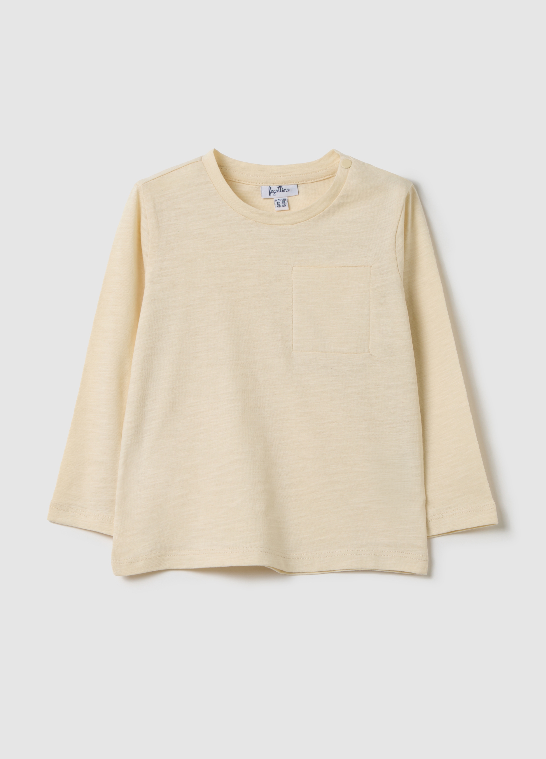 FAGOTTINO, Maglia Da Bambino In Puro Cotone Beige, Beige, Taglia: 12-18