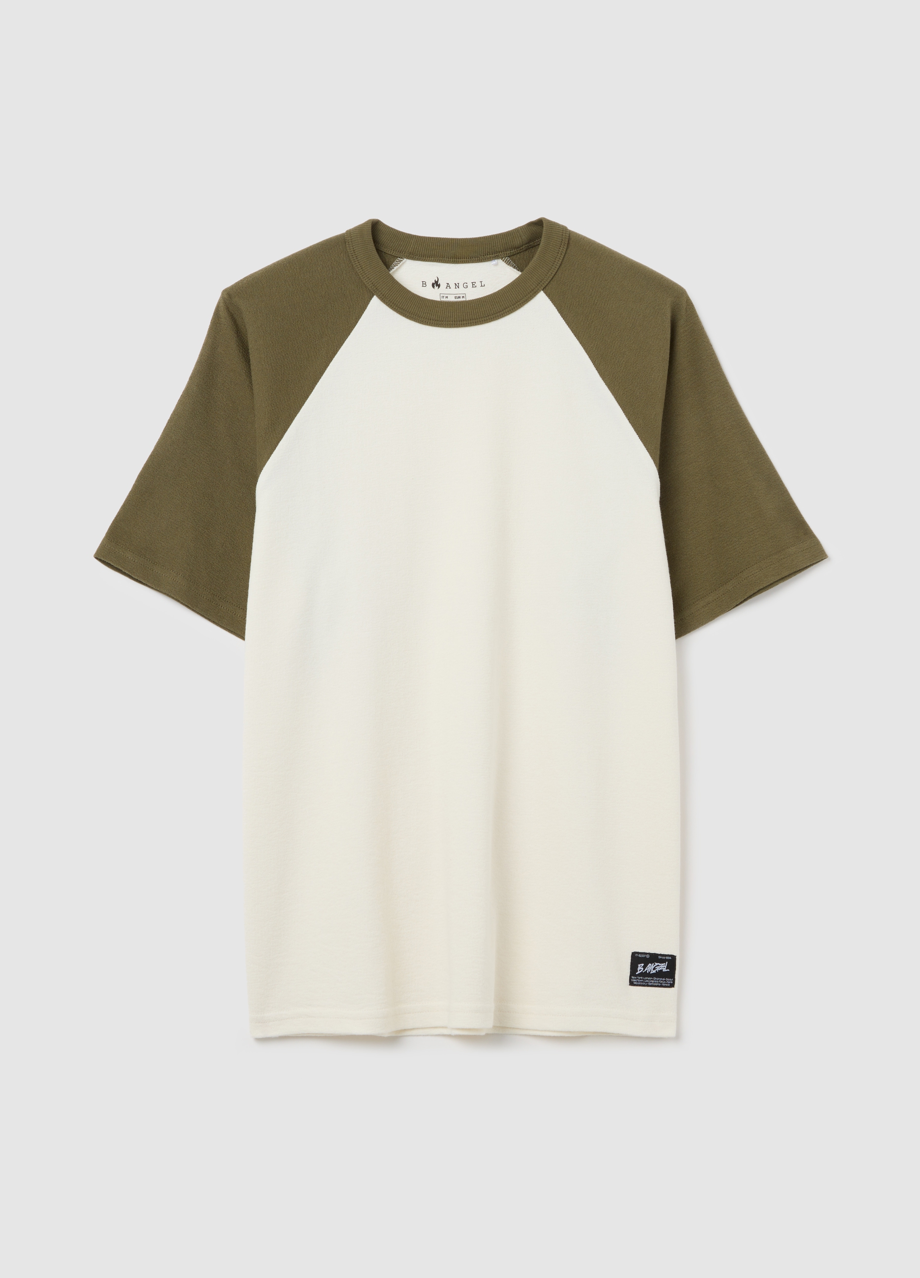 OVS, T-shirt In Cotone Bicolore, Uomo, Multicolor, Taglia: XS