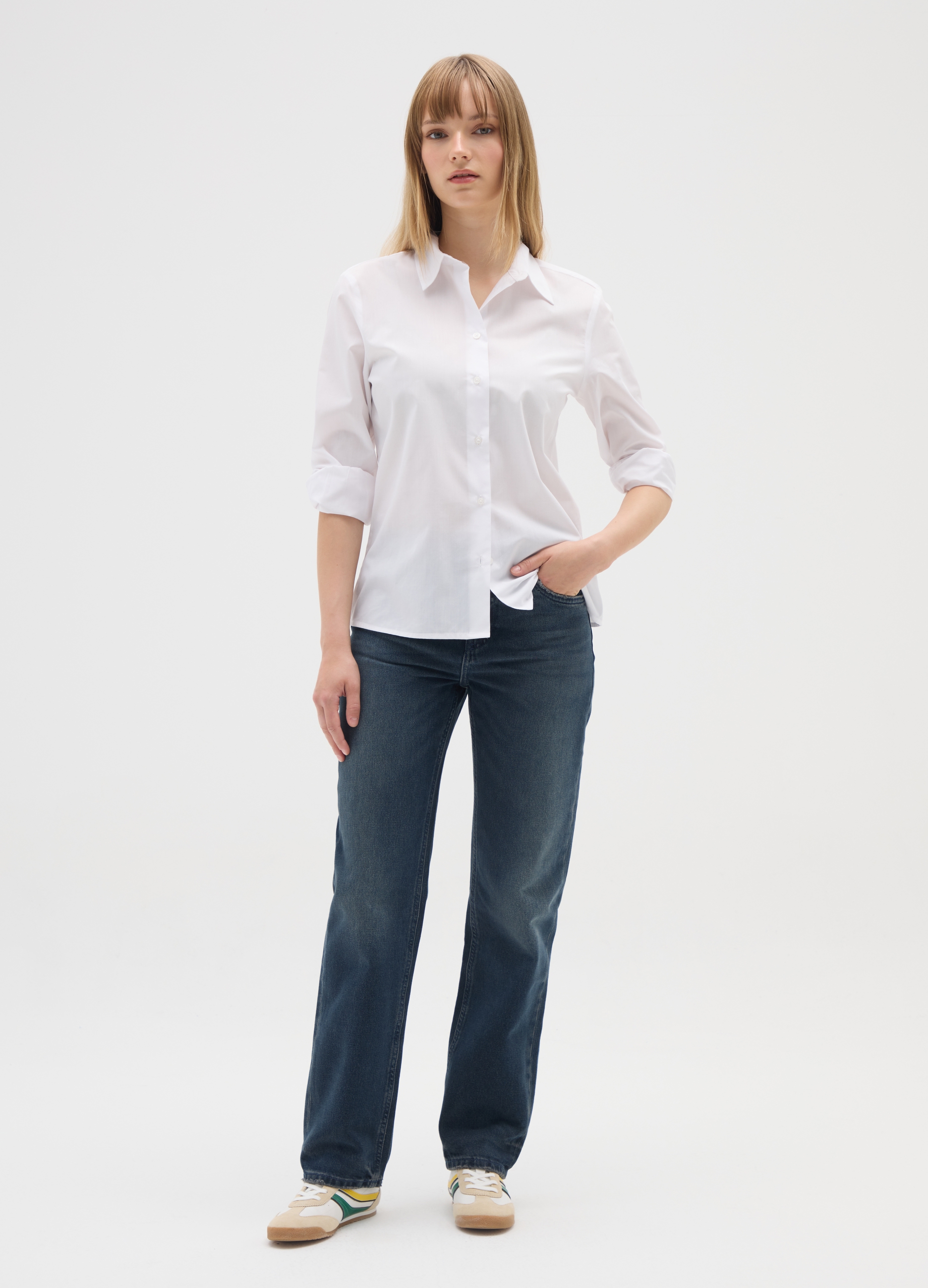 OVS, Vaqueros Azules De Algodón Puro, Mujer, Negro, Talla: 34