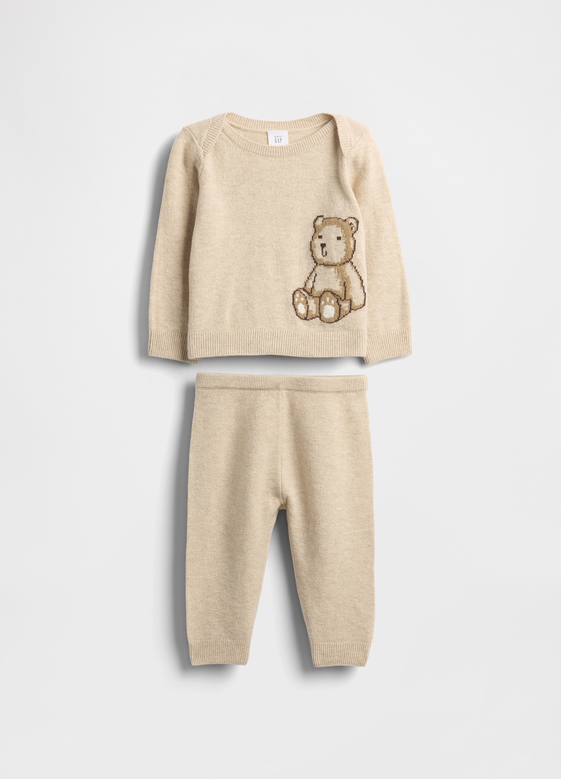 GAP KIDS, Set Beige Per Neonato In Misto Cotone, Unisex, Beige, Taglia: 3-6M/58-69