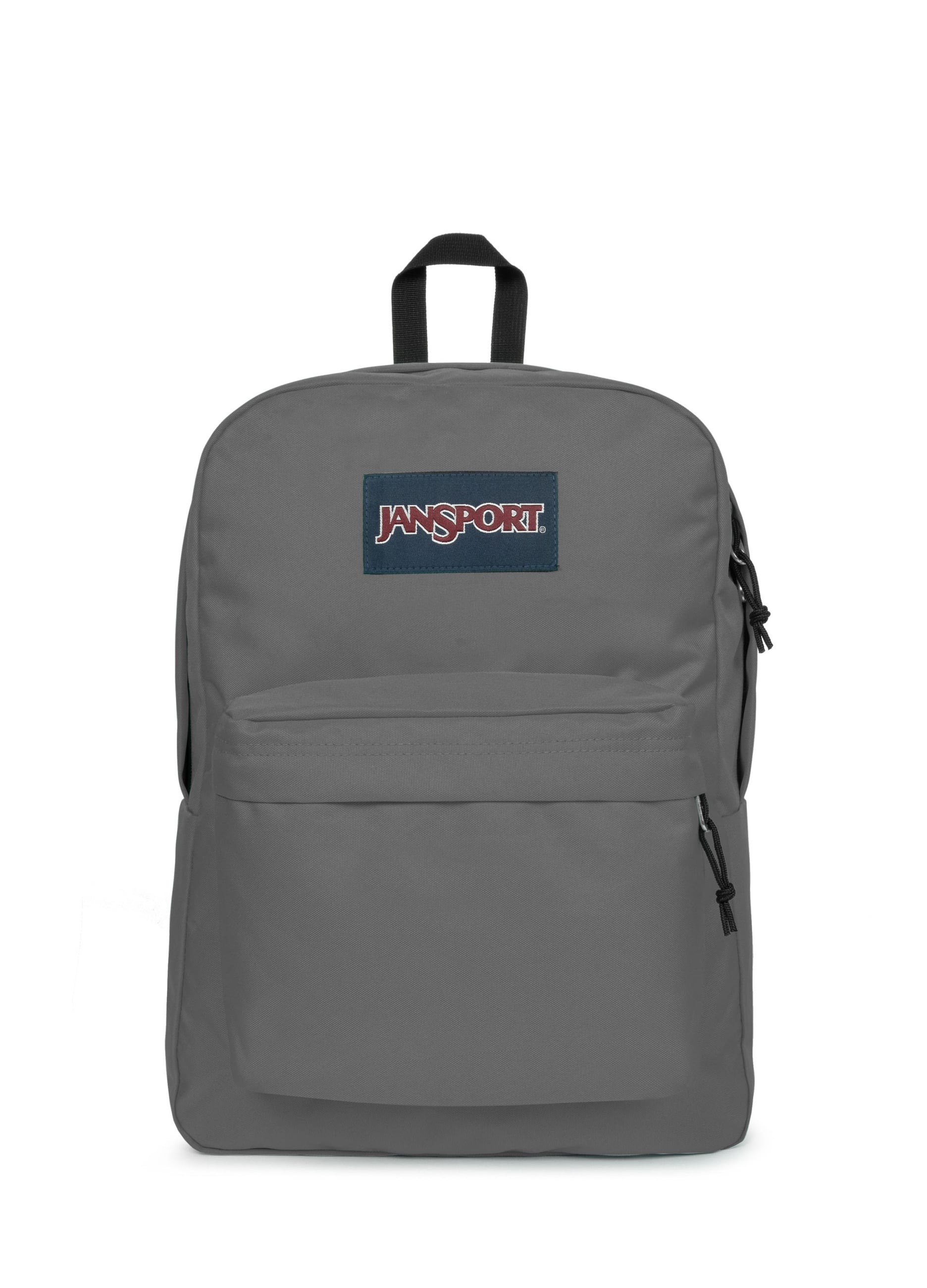 JANSPORT, Zaino Grigio Con Tasca Frontale, Uomo, Grigio, Taglia: ONE SIZE