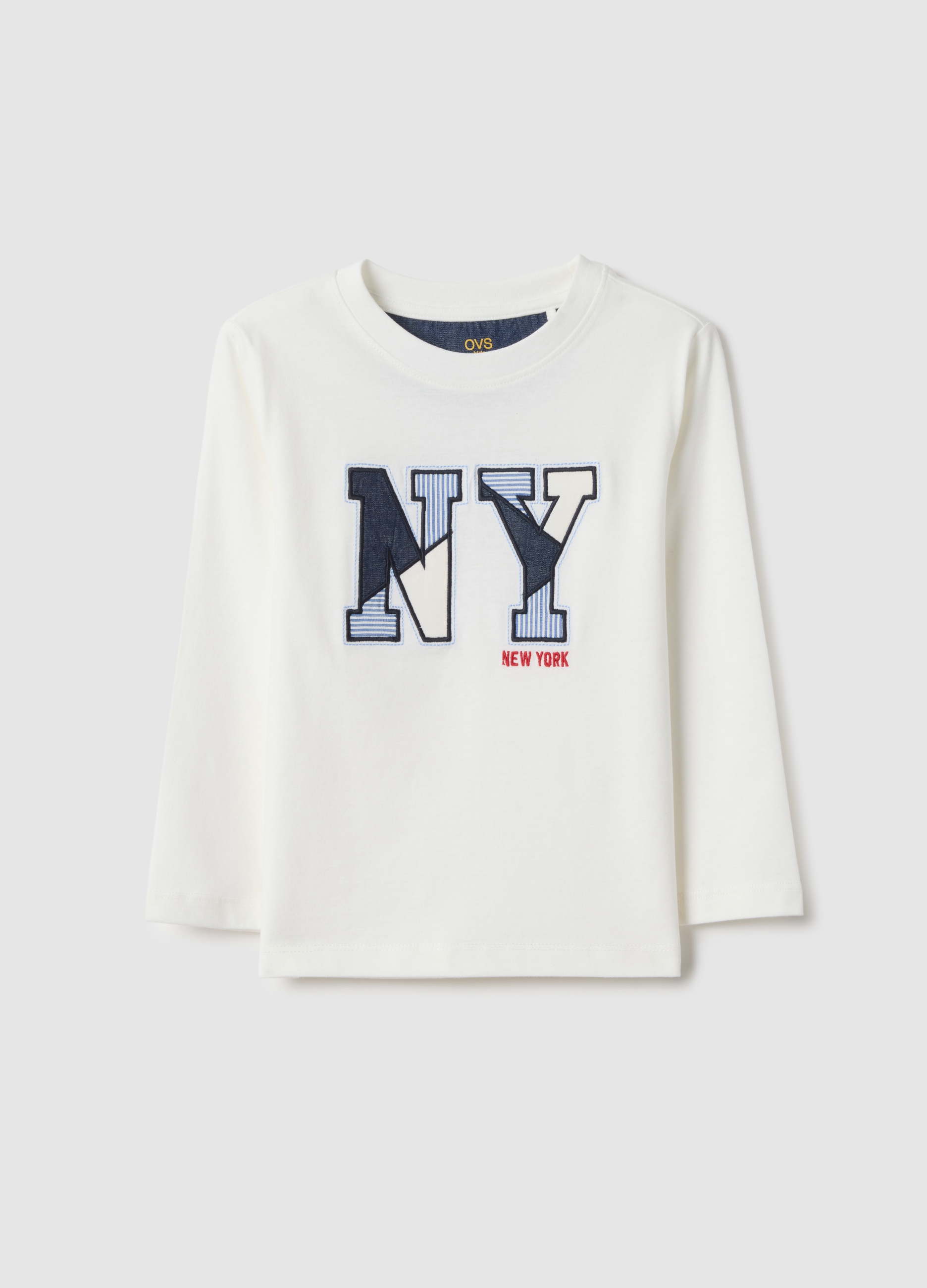 OVS KIDS, Camiseta Blanca De Algodón Puro De Ajuste Regular Para Niño, Niño, Blanco óptico, Talla: 5-6