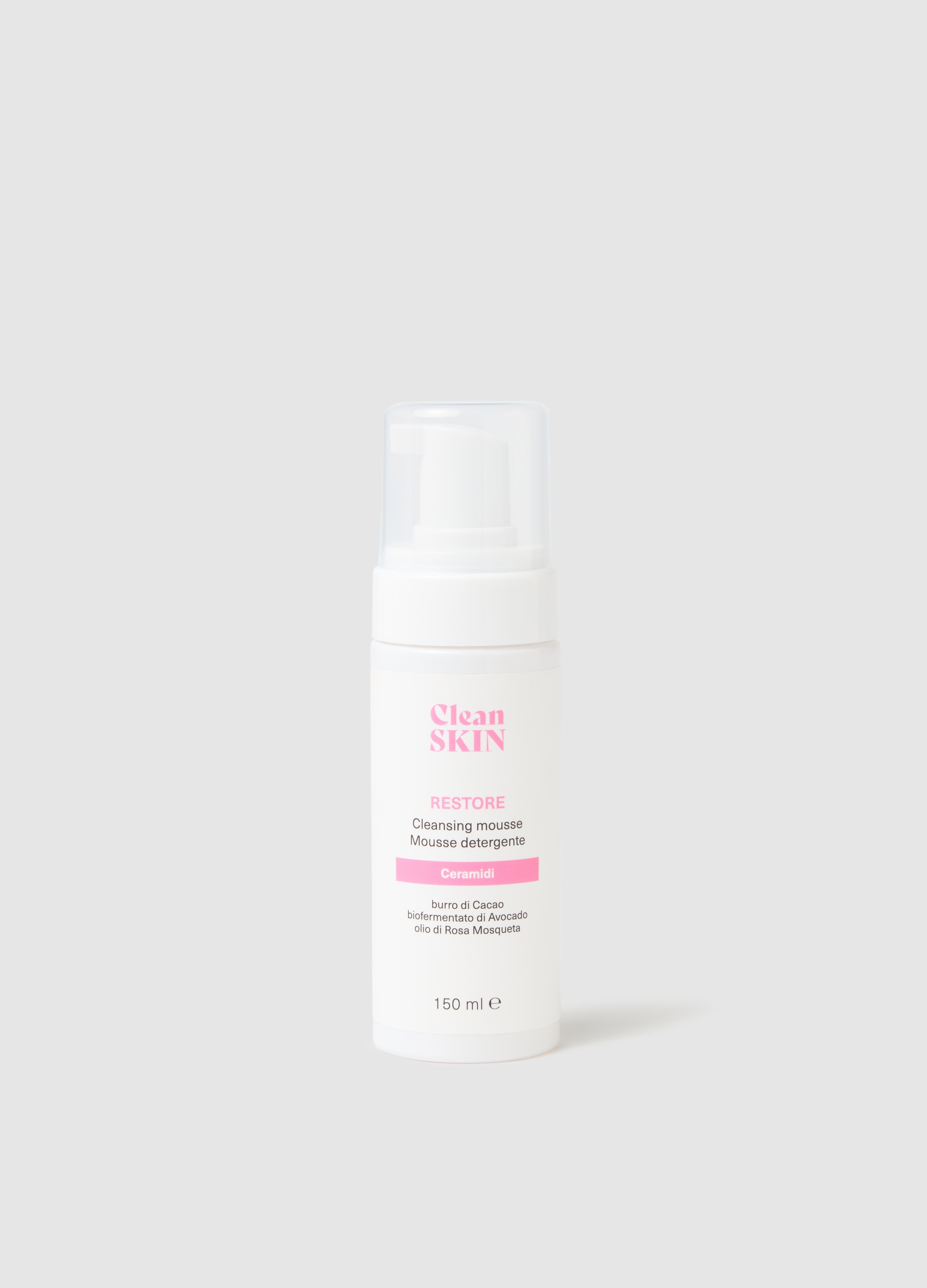 SKIN&CLEAN, Mousse Detergente Con Ceramidi 150ml, Donna, Bianco, Taglia: FASUL